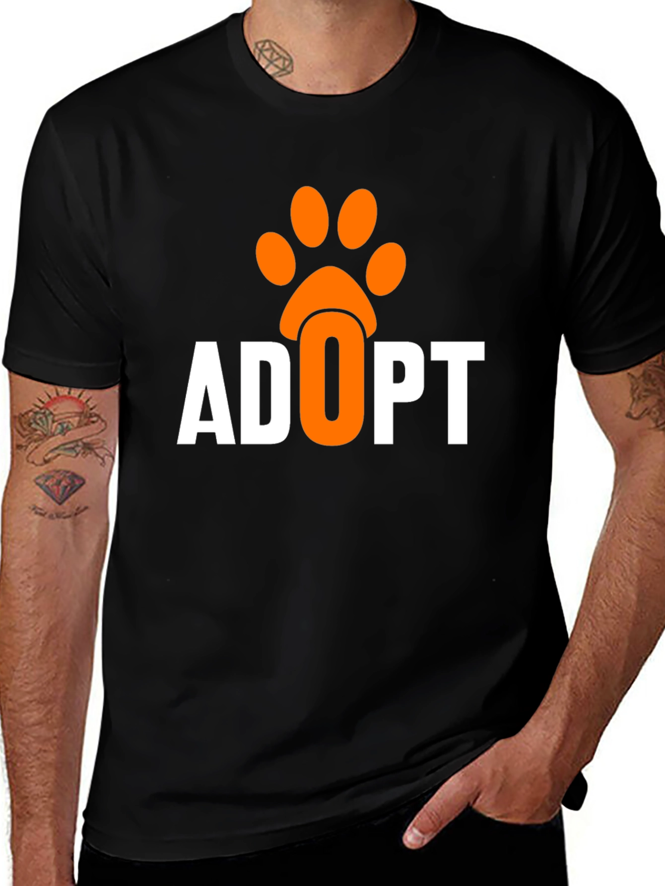 Adopt a Pet Graphic T-Shirt