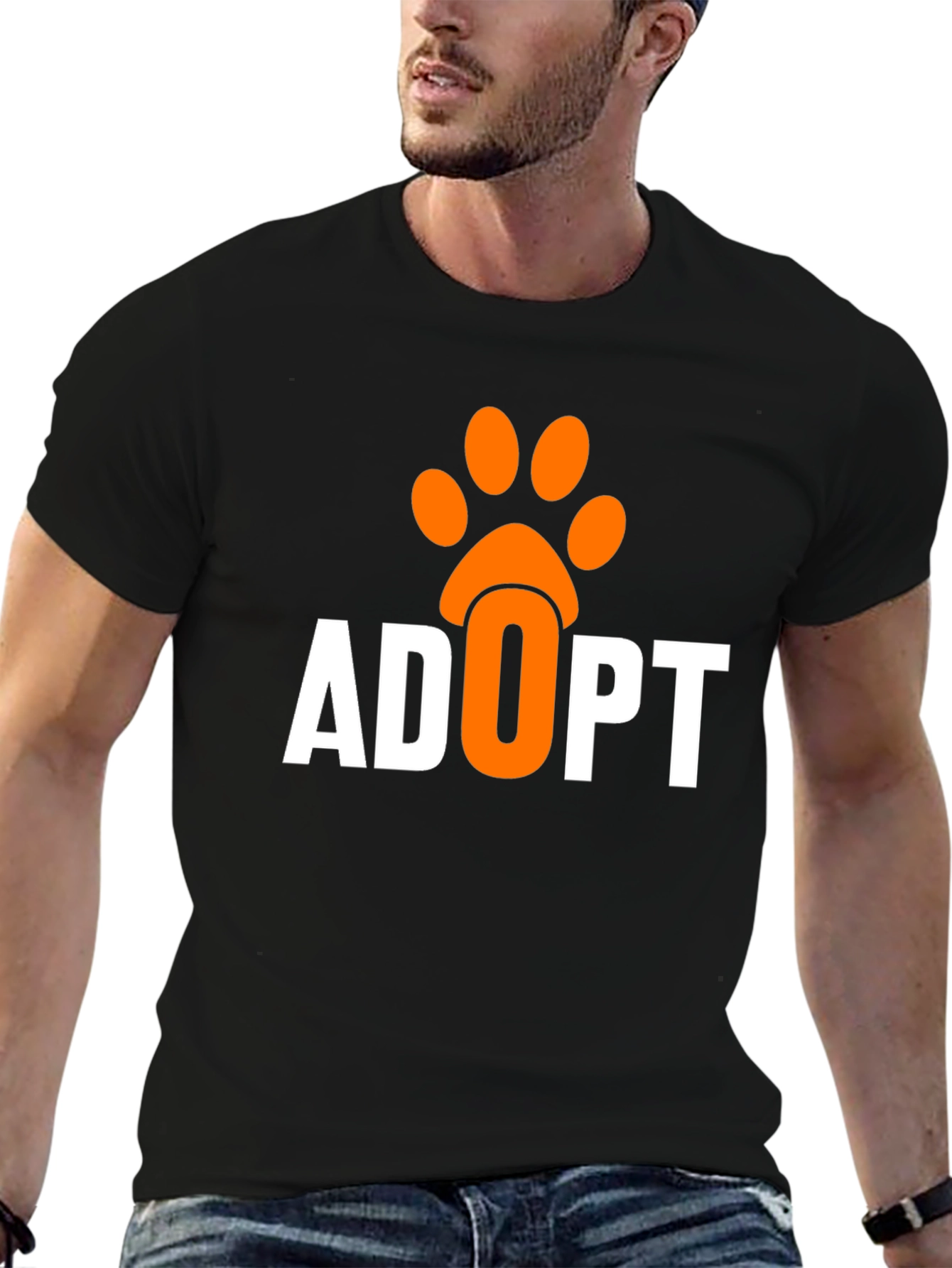 Adopt a Pet Graphic T-Shirt
