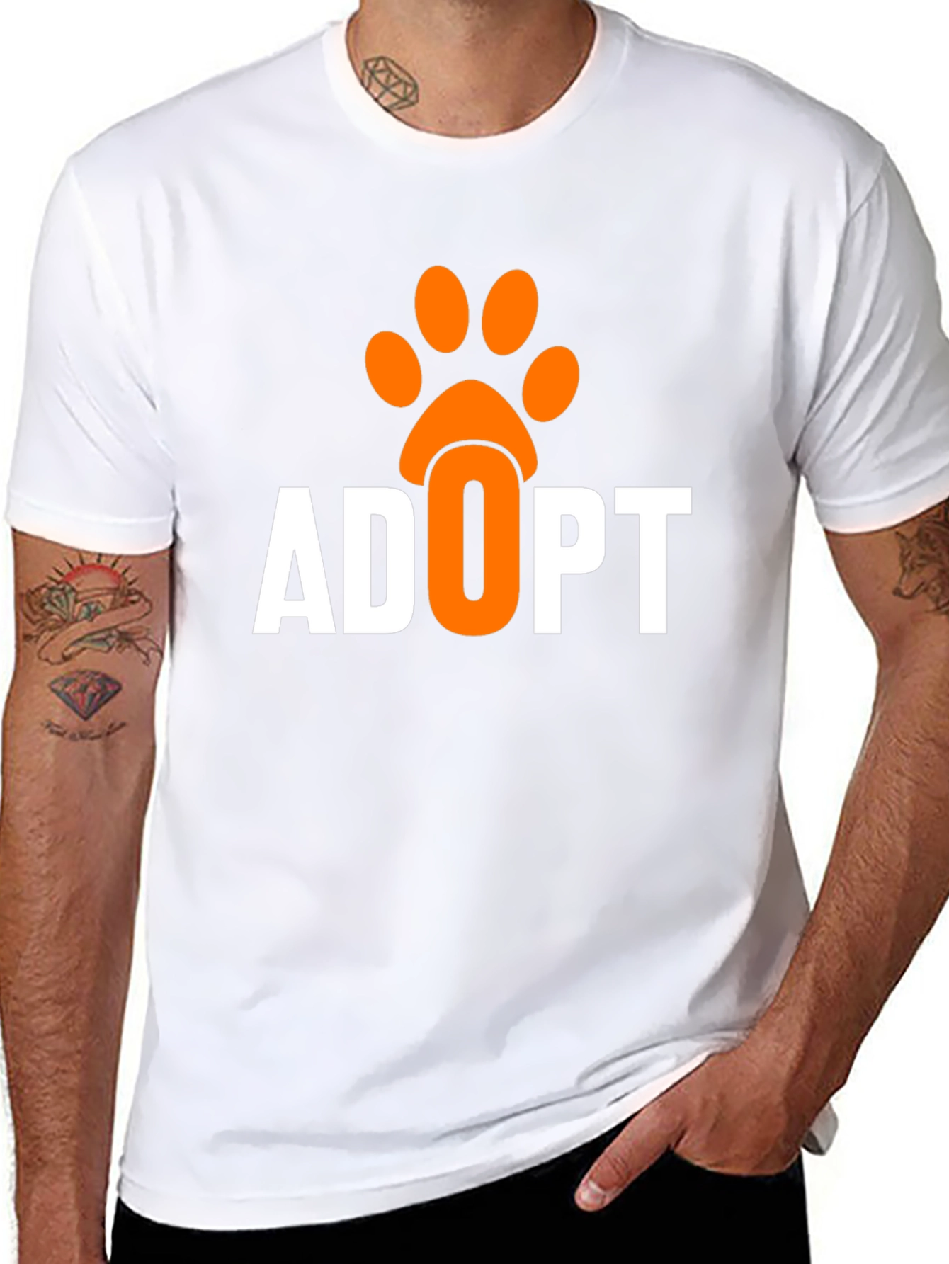 Adopt a Pet Graphic T-Shirt