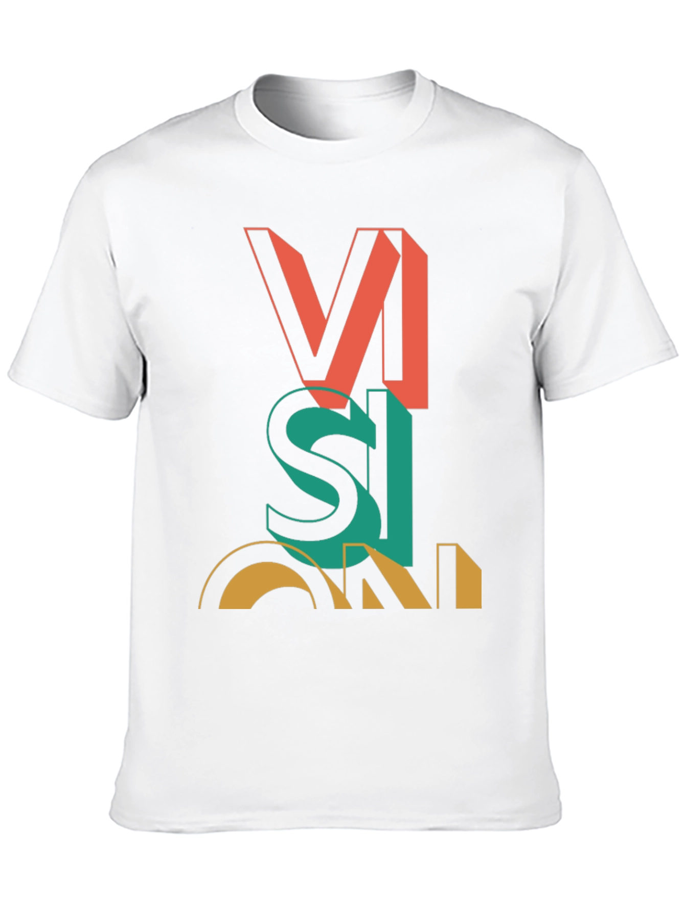 Vision Graphic Tee - Modern Artistic Statement