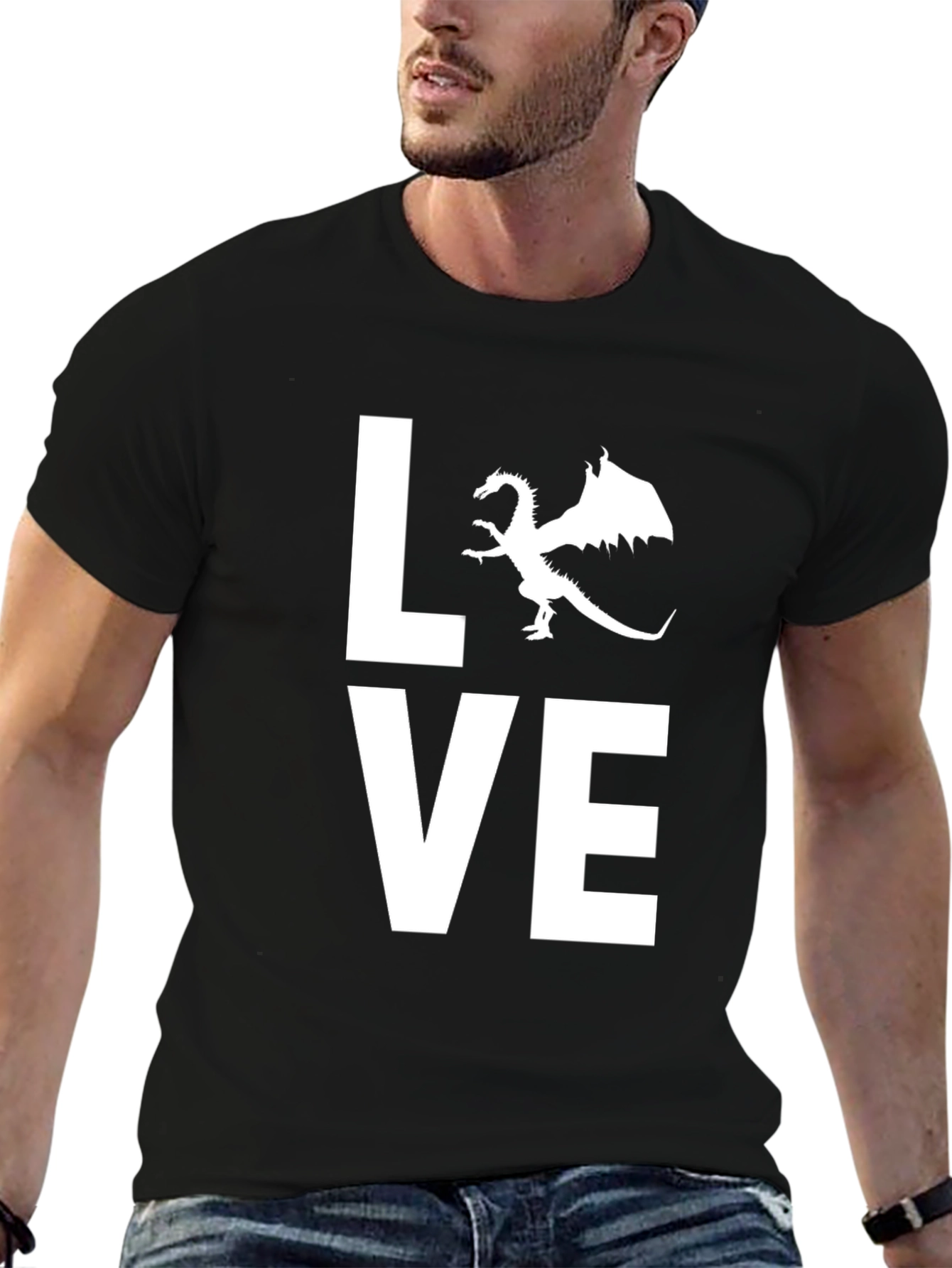 Dragon Love T-Shirt - Graphic Tee