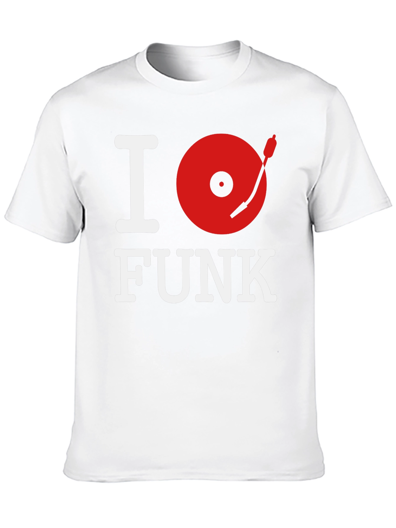 I Love Funk Graphic Tee - Retro Vinyl Design