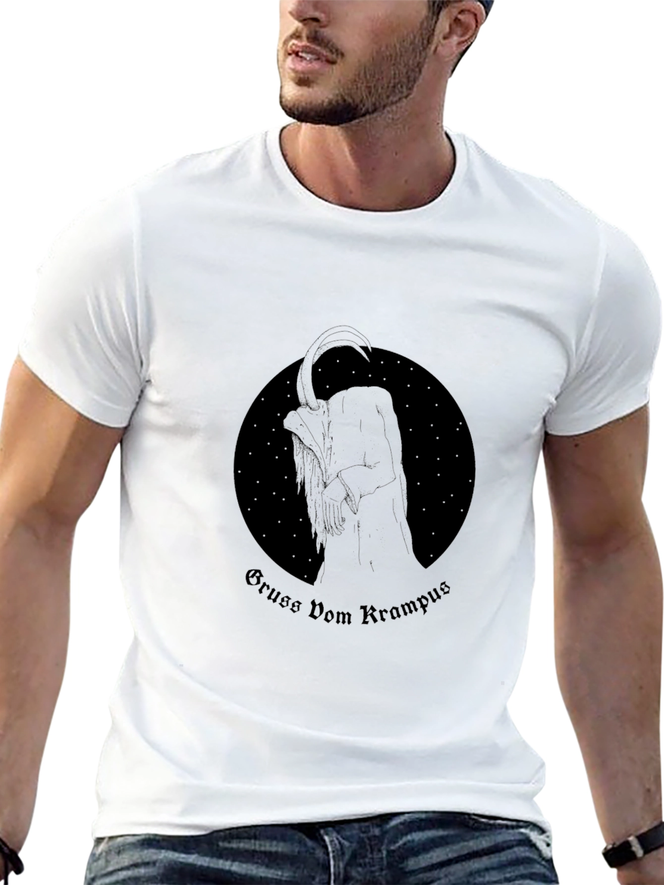 Gruss Vom Krampus Black T-Shirt