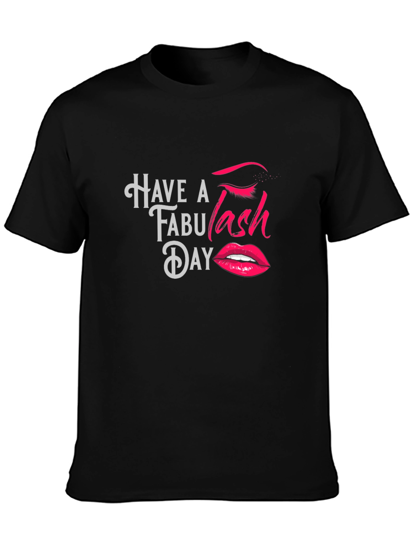 Fabulous Lash Day Graphic Tee - Black