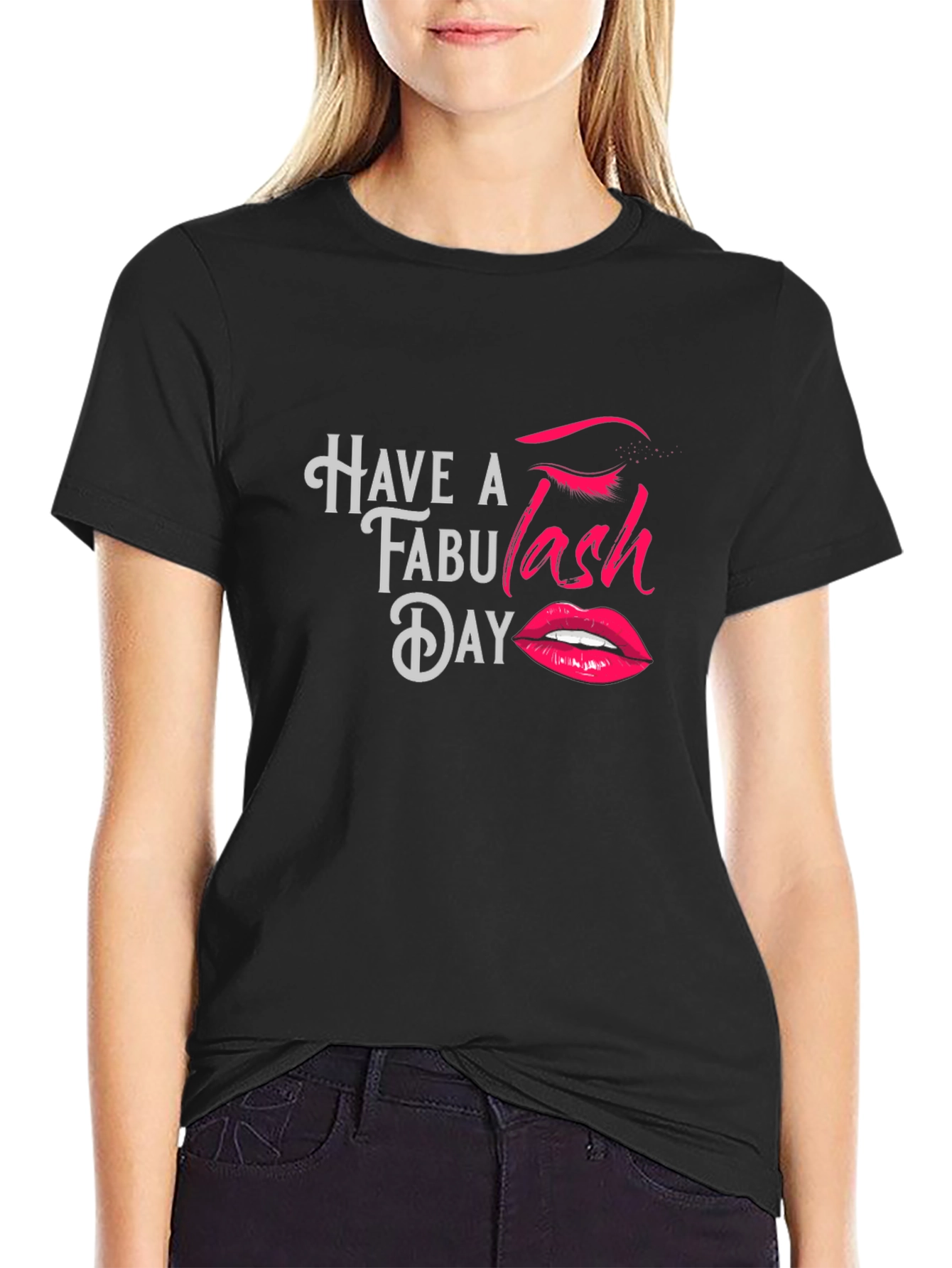 Fabulous Lash Day Graphic Tee - Black