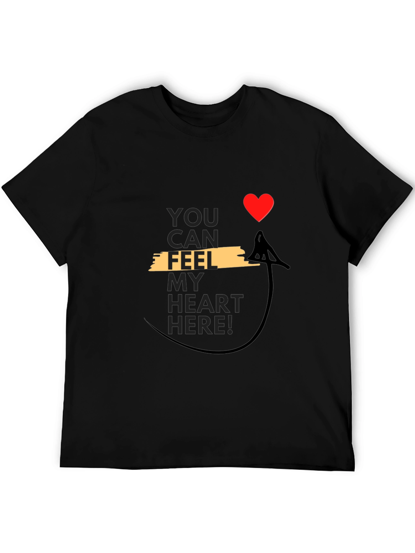 Feel My Heart T-Shirt - Unique Valentines Gift