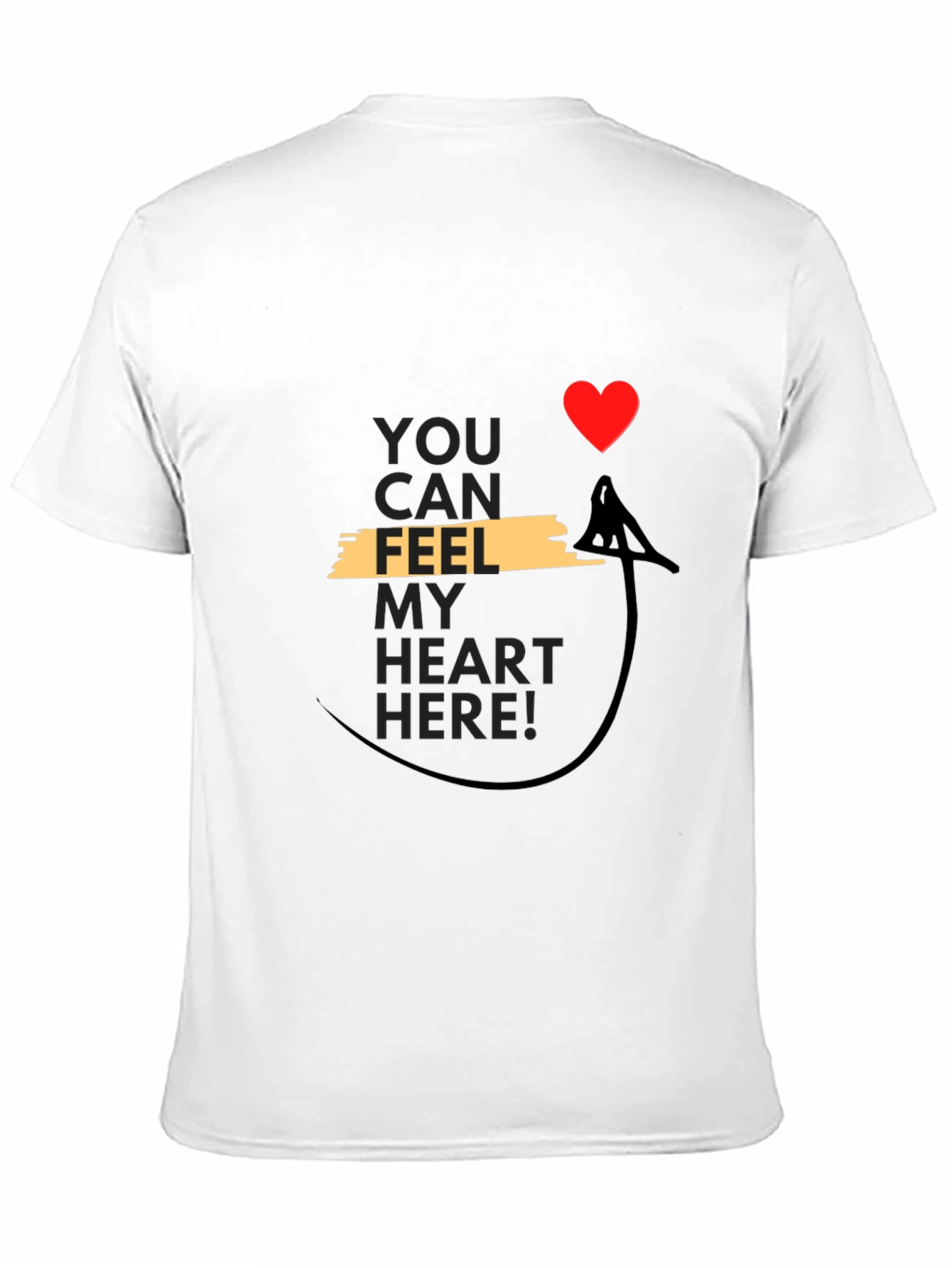 Feel My Heart T-Shirt - Unique Valentines Gift
