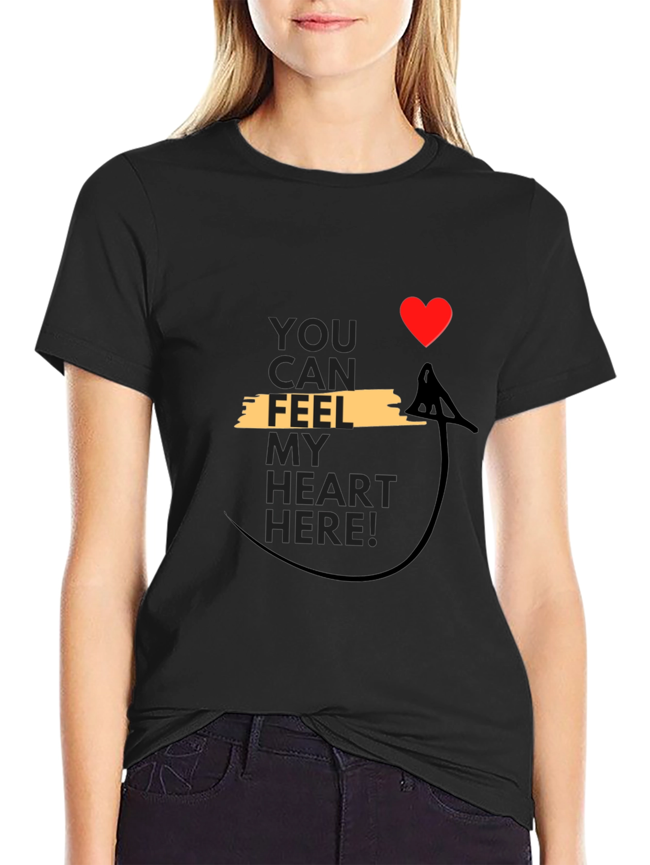 Feel My Heart T-Shirt - Unique Valentines Gift