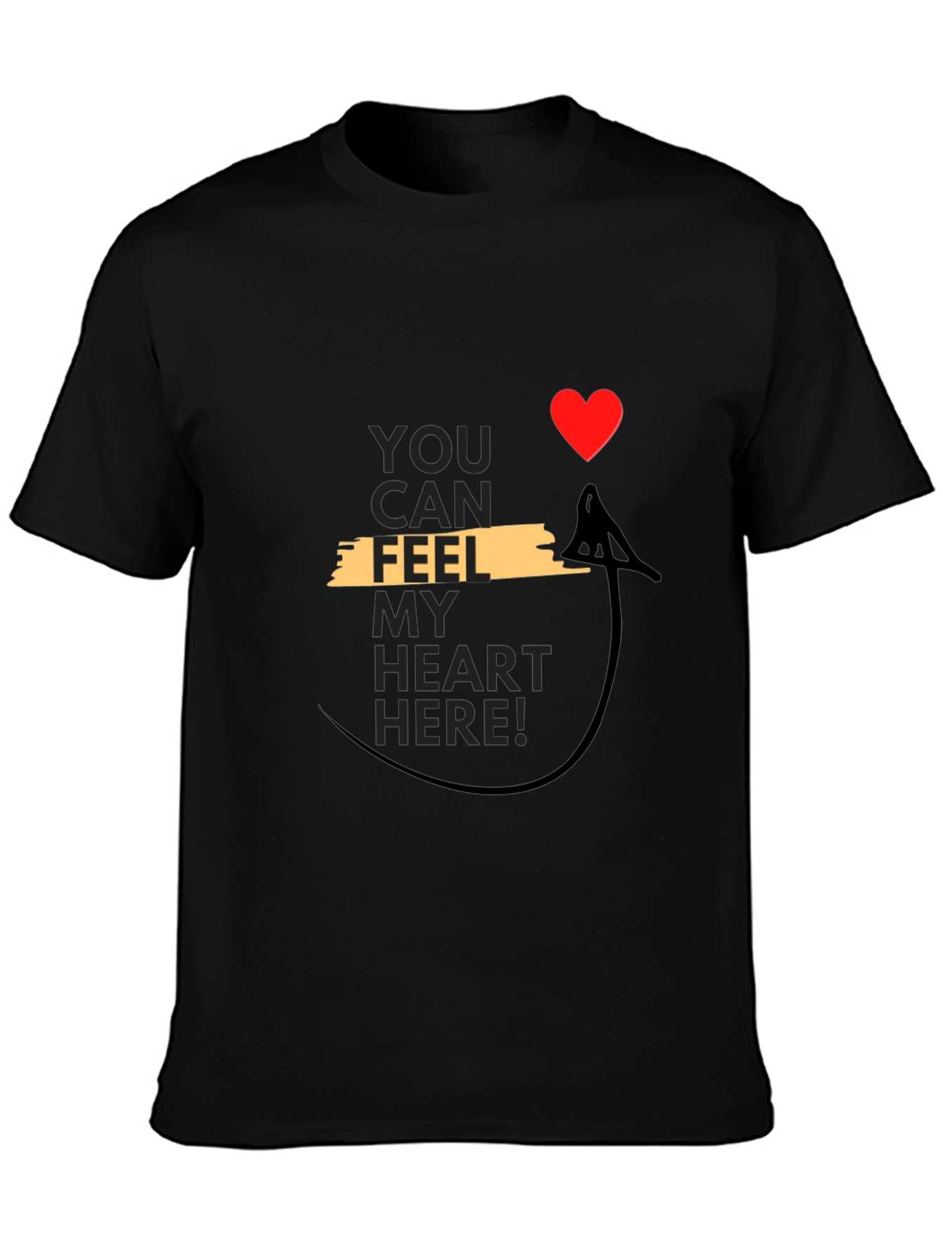 Feel My Heart T-Shirt - Unique Valentines Gift