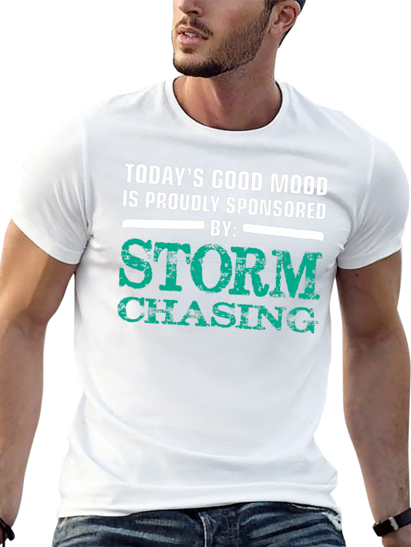 Storm Chasing T-Shirt: Good Mood Sponsored Tee