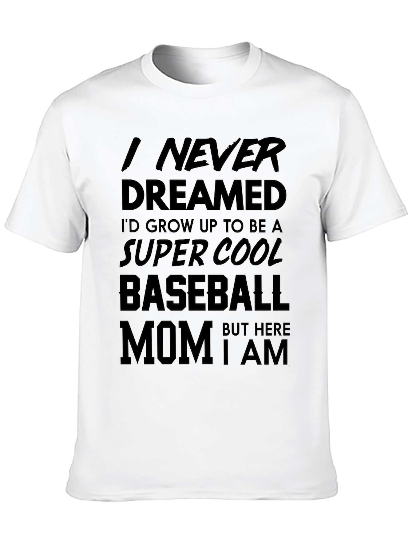 Super Cool Baseball Mom T-Shirt