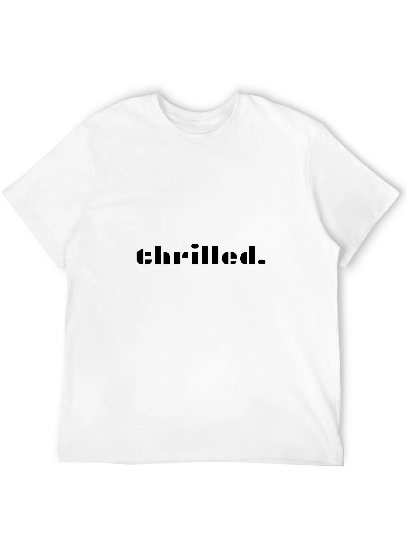 Chrilled Black T-Shirt - Modern Style