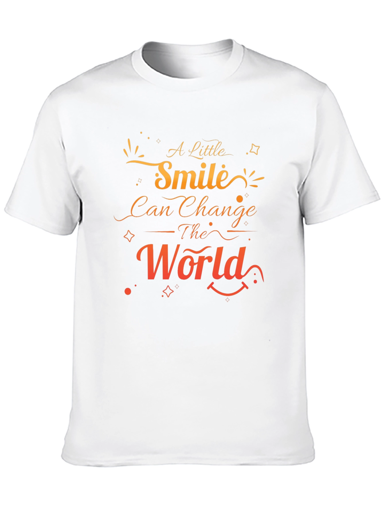 Smile Changes the World Black Graphic Tee