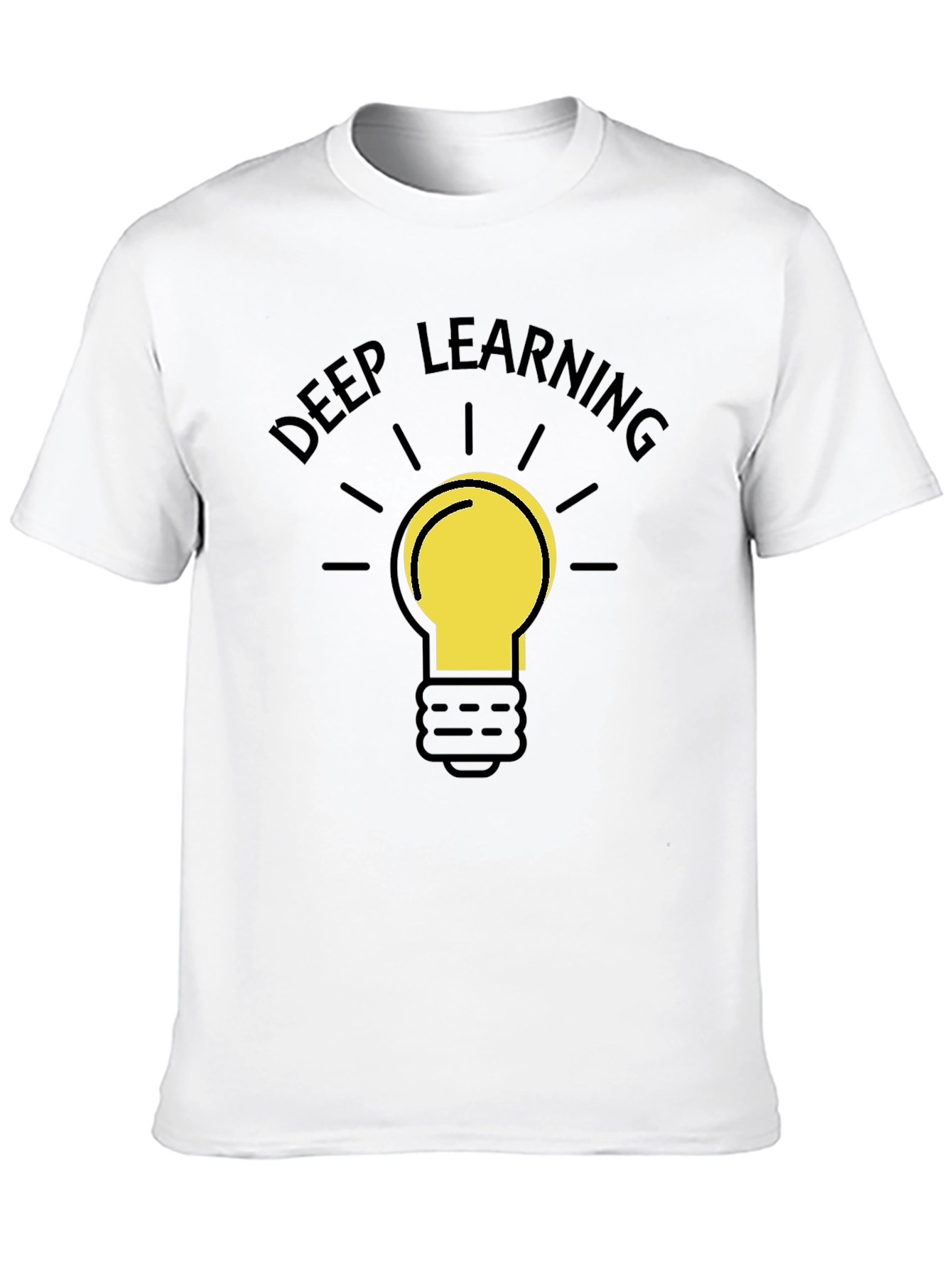 Deep Learning Idea T-Shirt - Black Cotton Tee