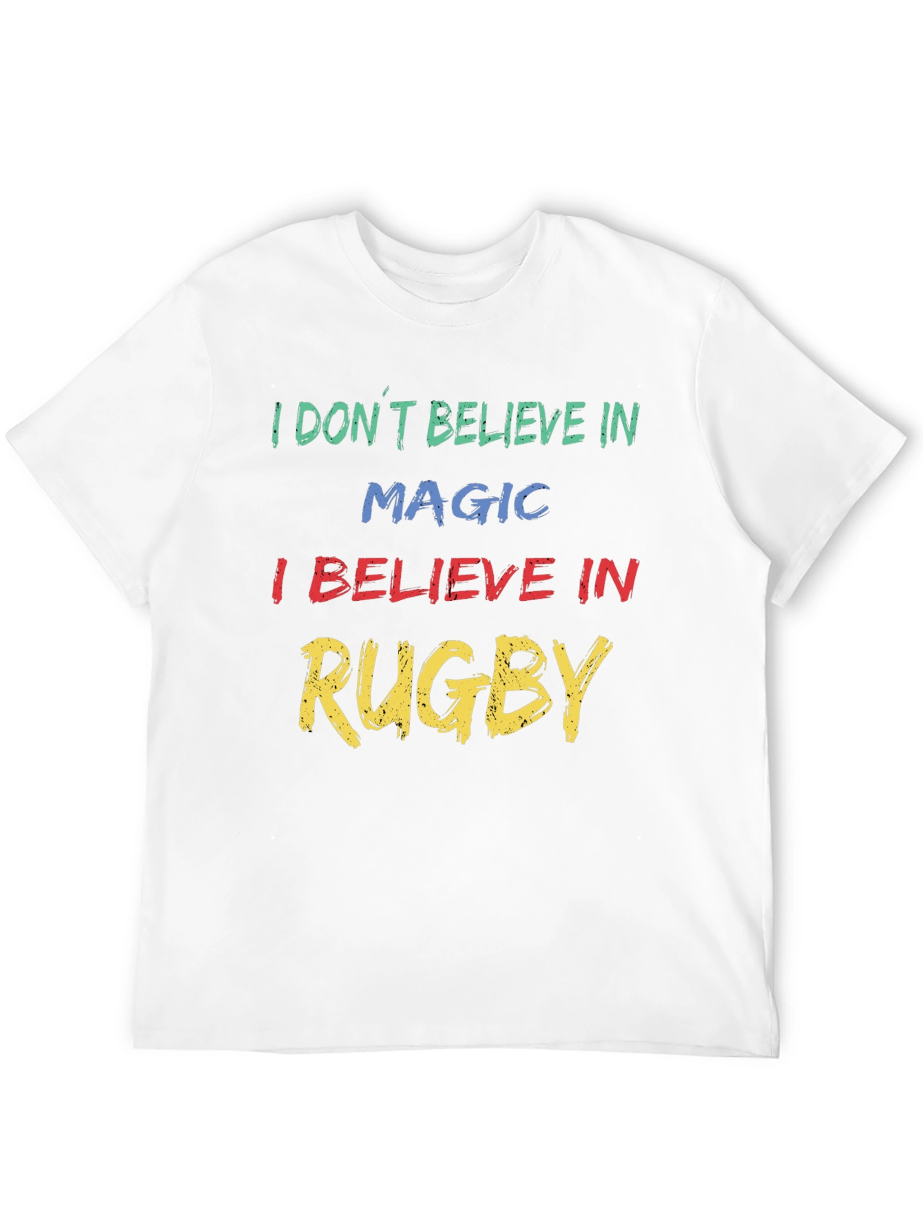 Rugby Believer Graphic Tee - Mens Black T-Shirt