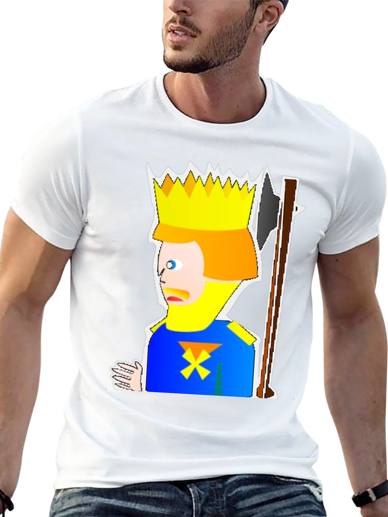 King Graphic Black T-Shirt