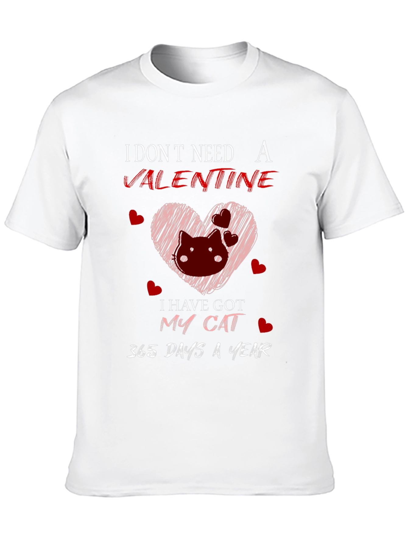 Cat Valentines Day T-Shirt