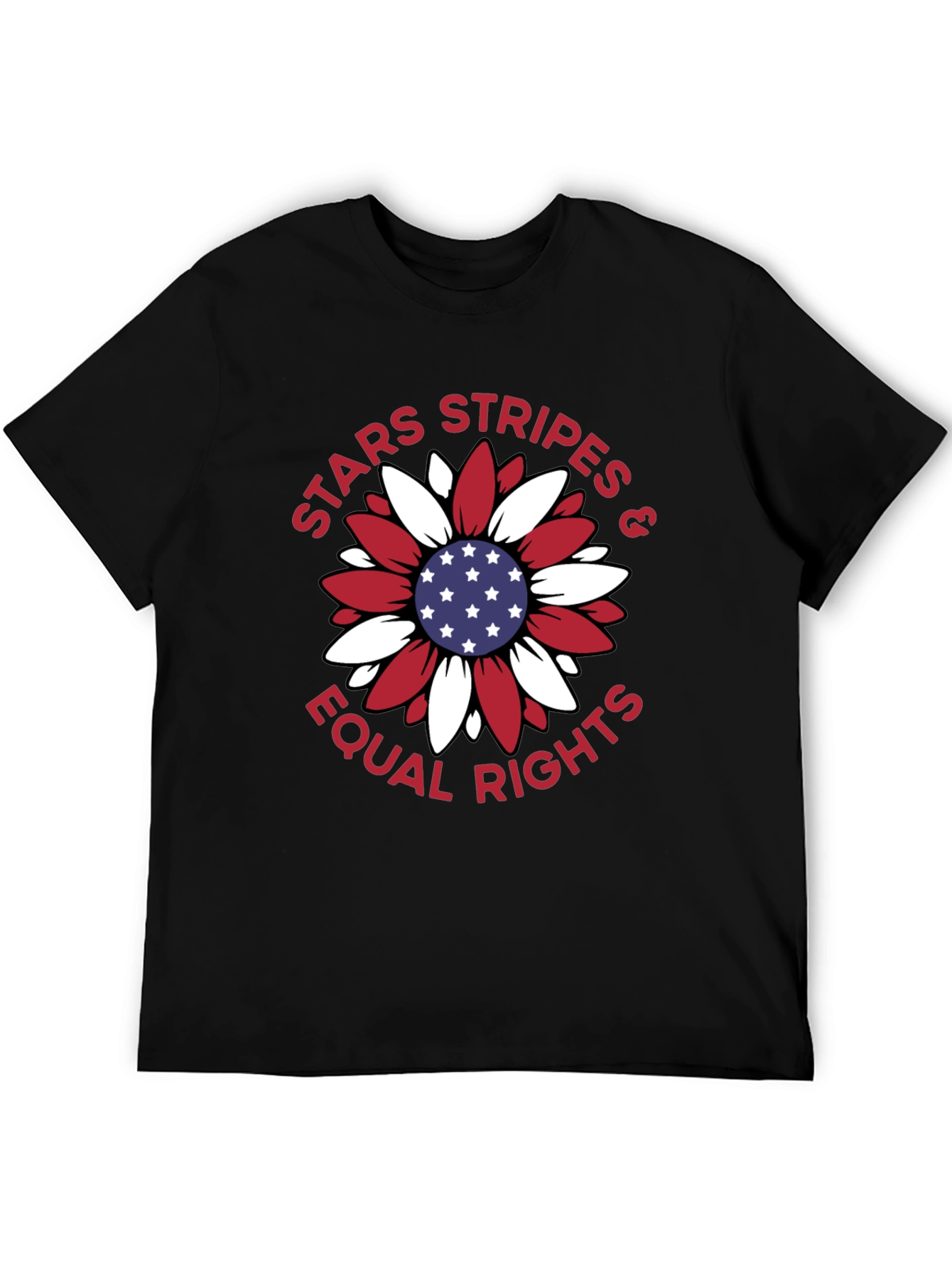 Stars Stripes & Equal Rights Patriotic T-Shirt
