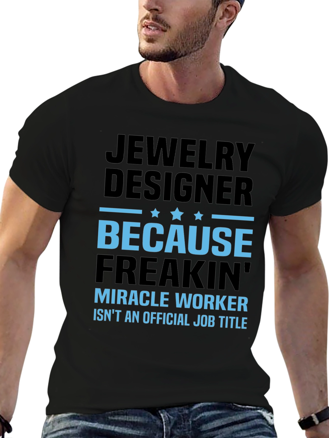 Jewelry Designer Funny Black T-Shirt