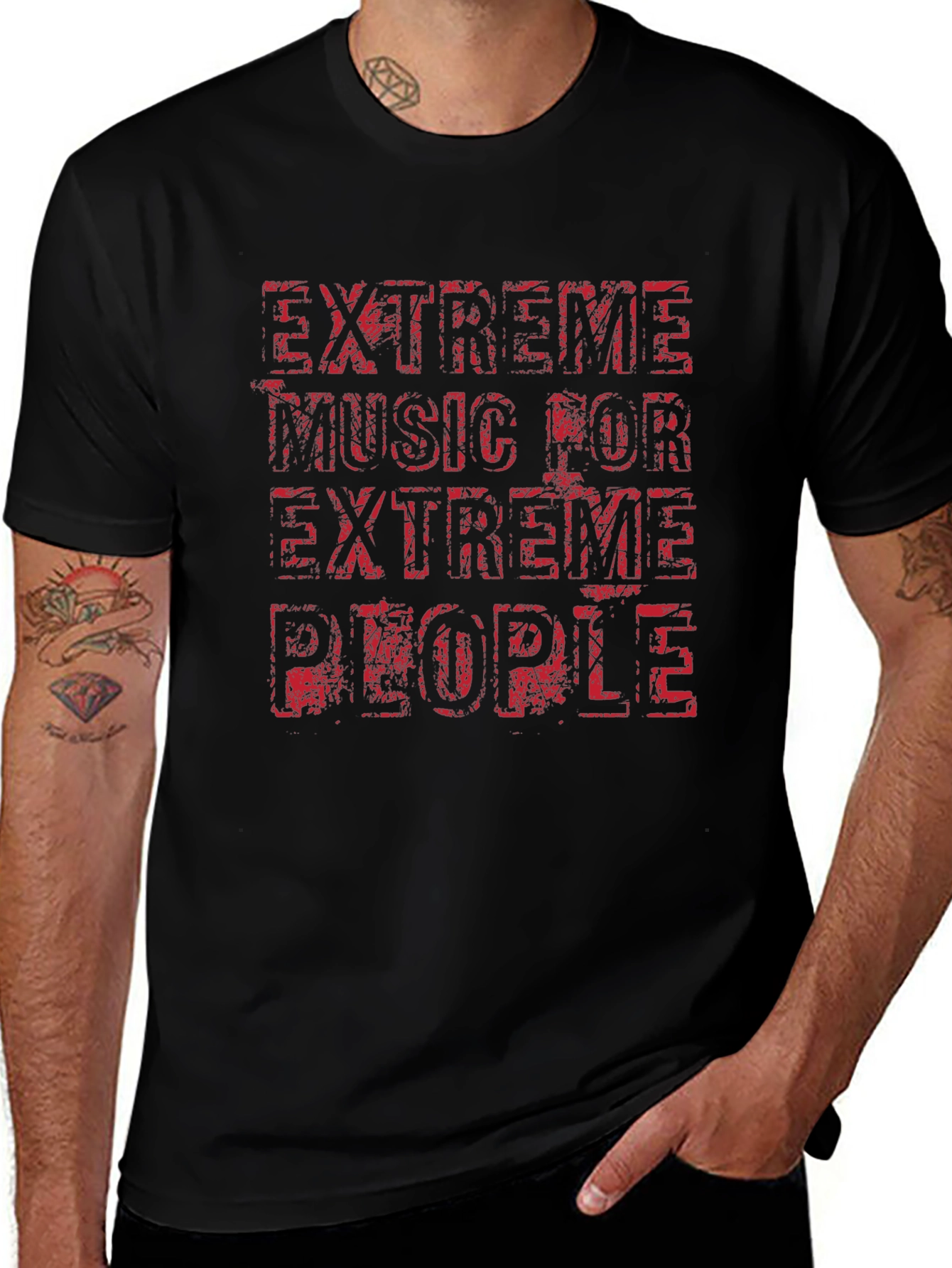Extreme Music for Extreme People Black T-Shirt