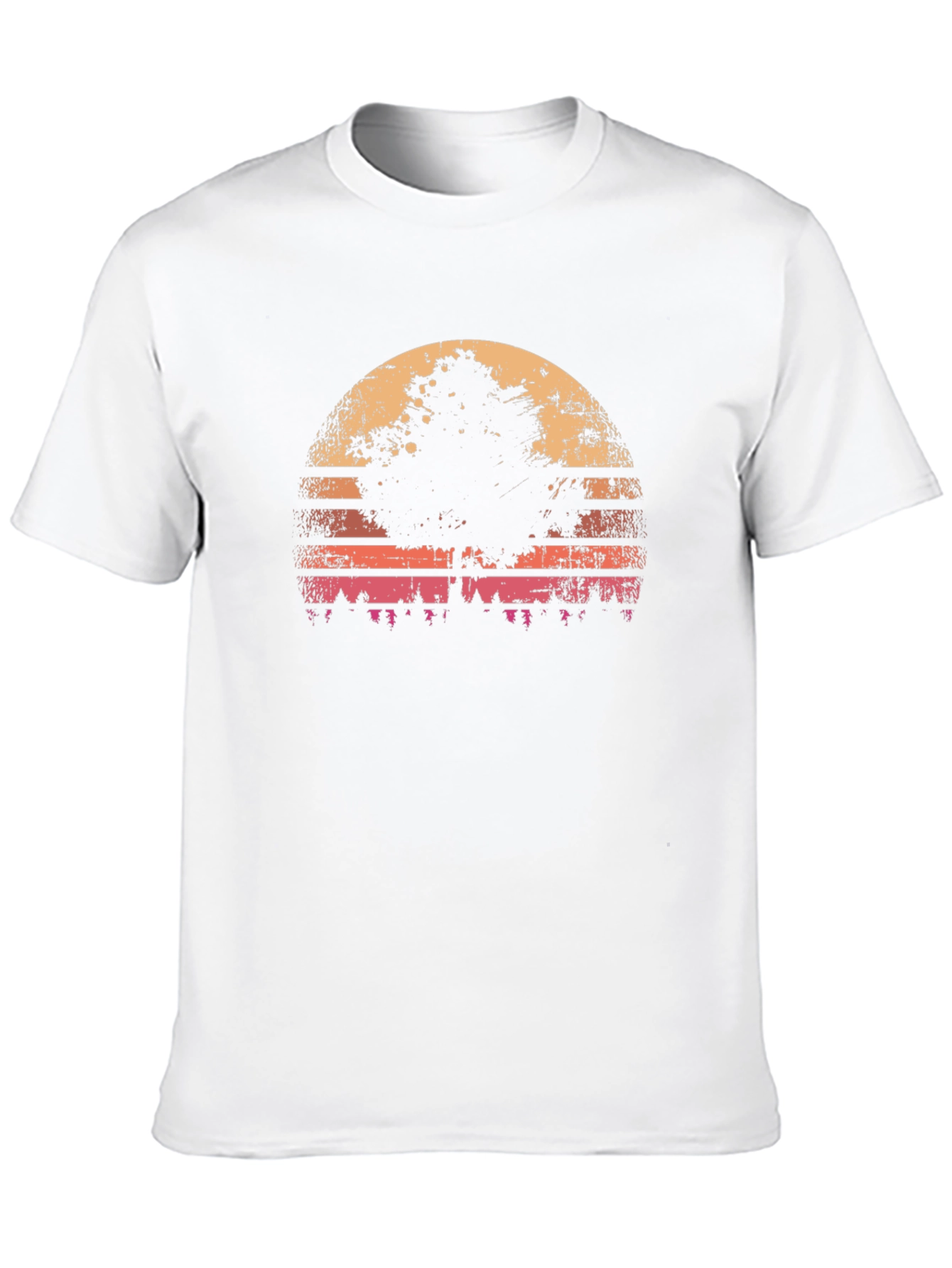 Retro Sunset Tree Graphic Tee