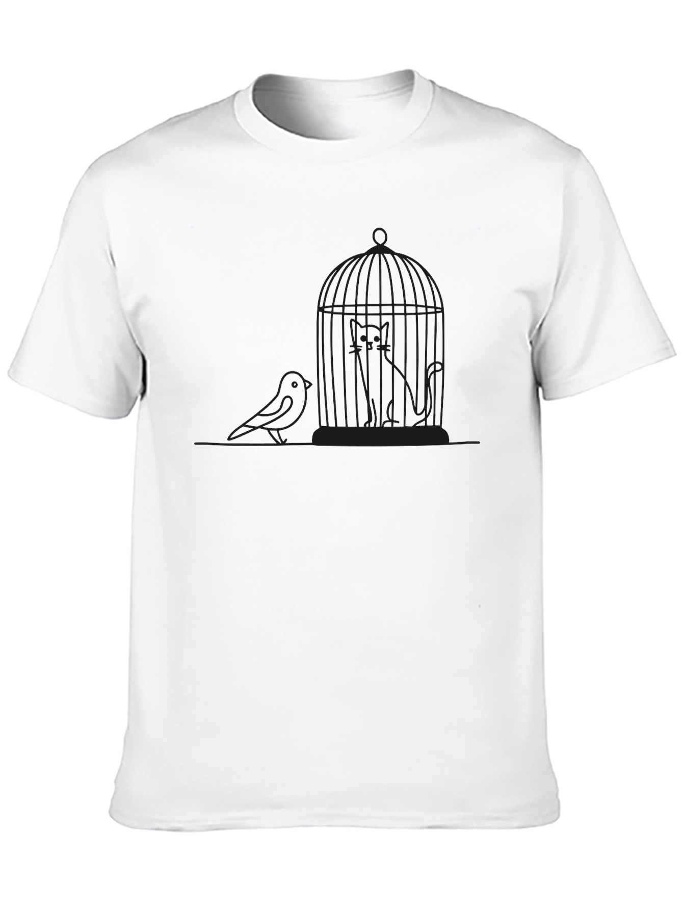 Birdcage Graphic Tee - Unisex Relaxed Fit