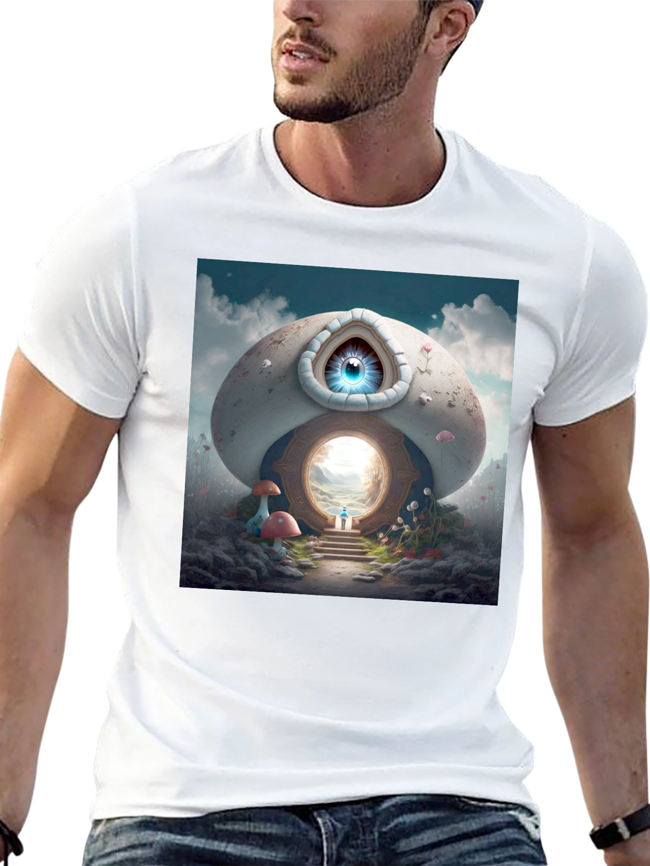 Eye Portal T-Shirt - Unique Fantasy Graphic Tee