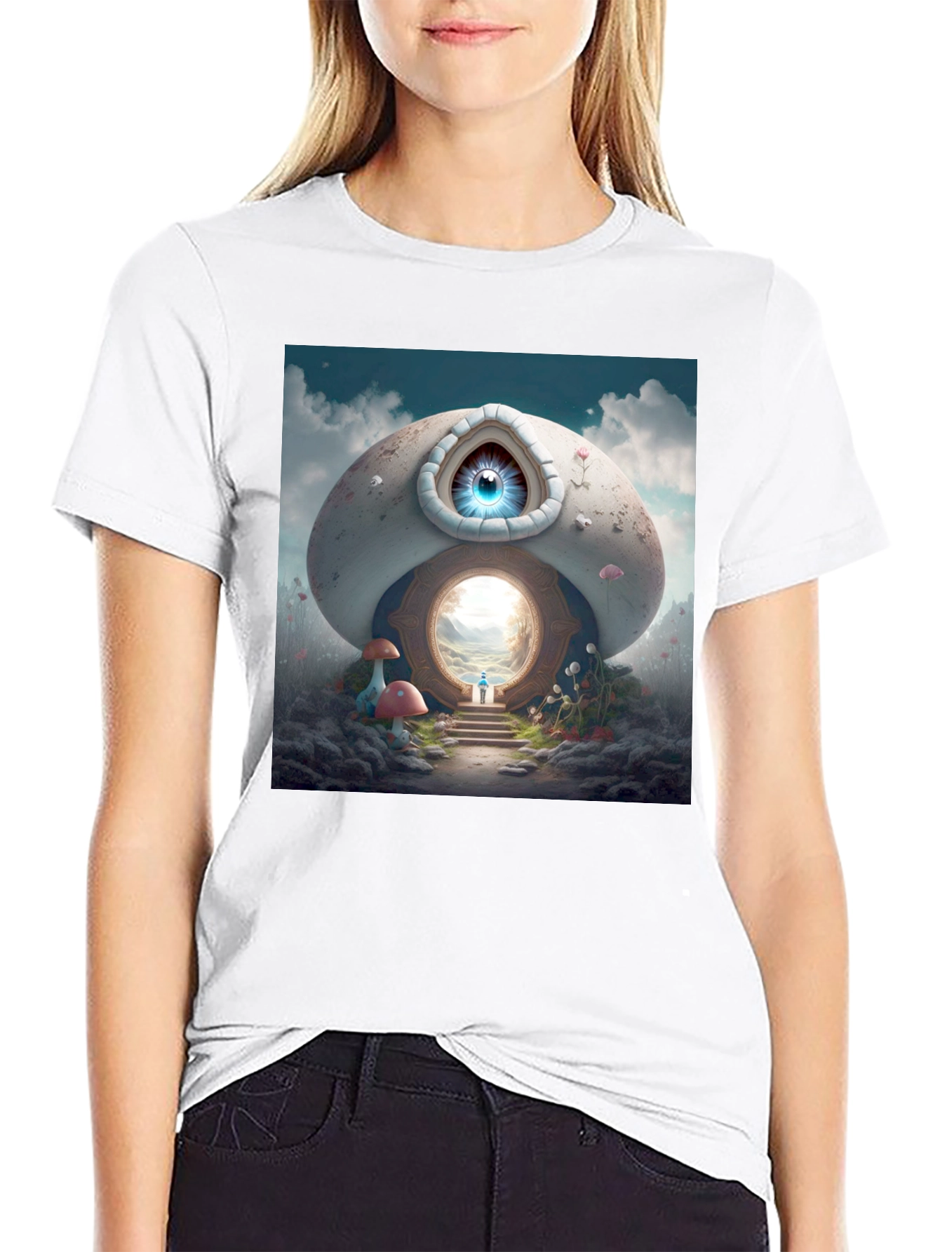 Eye Portal T-Shirt - Unique Fantasy Graphic Tee