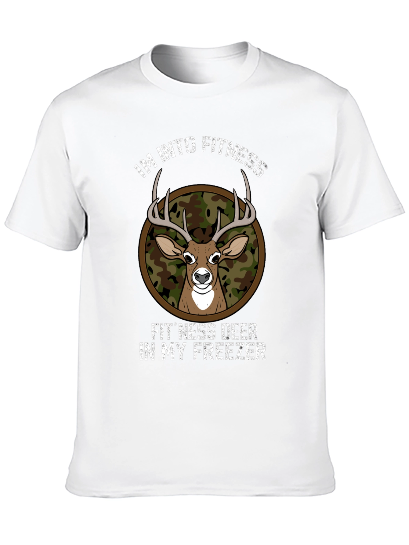 Fitness Deer T-Shirt - Hunting Humor Tee