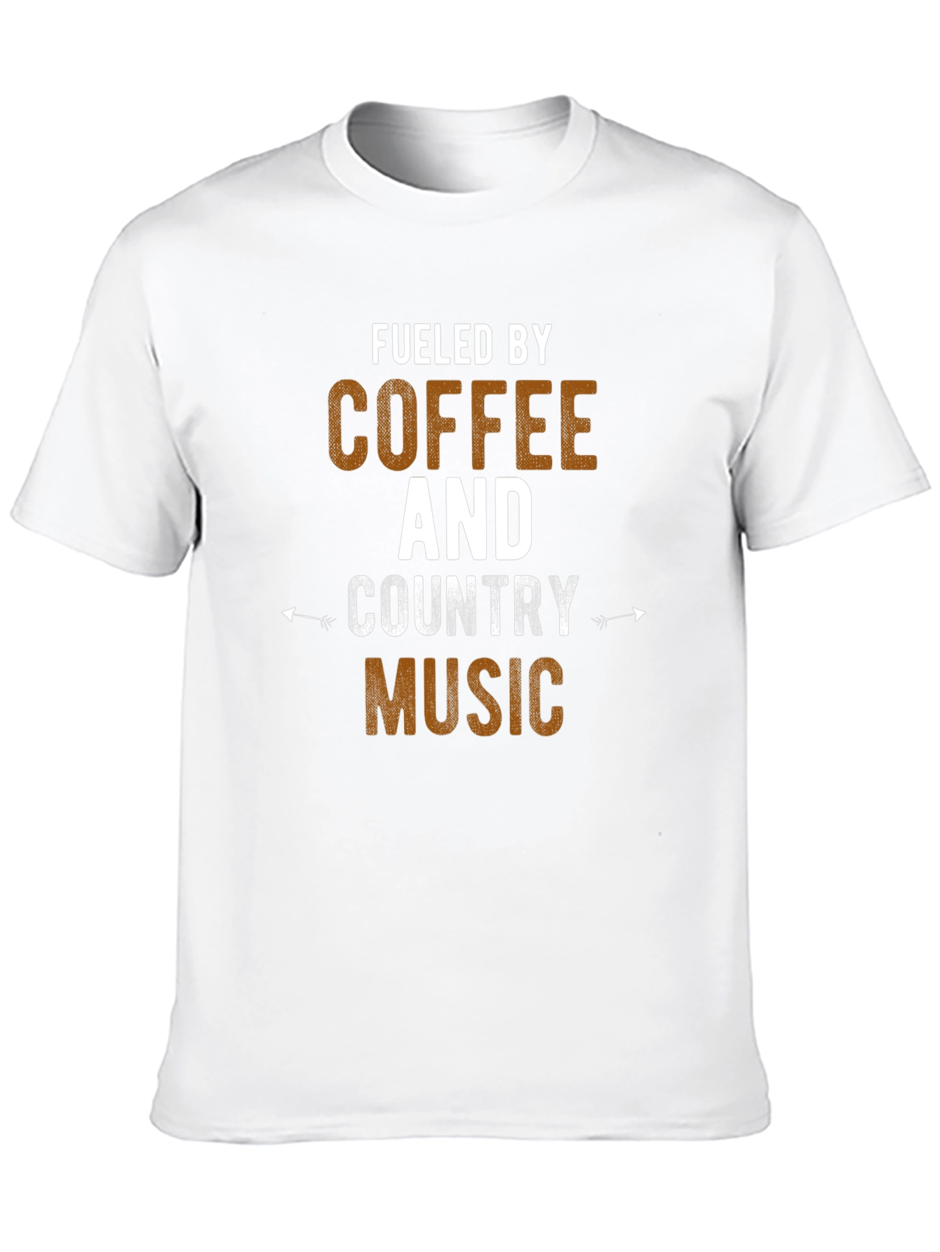 Fueled By Coffee and Country Music Graphic T-Shirt