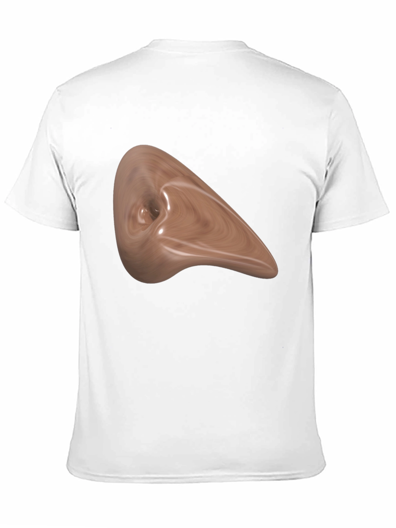 Abstract Wood Grain Art Black Tee