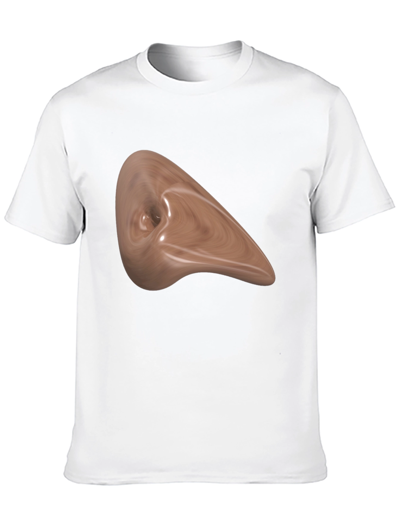 Abstract Wood Grain Art Black Tee