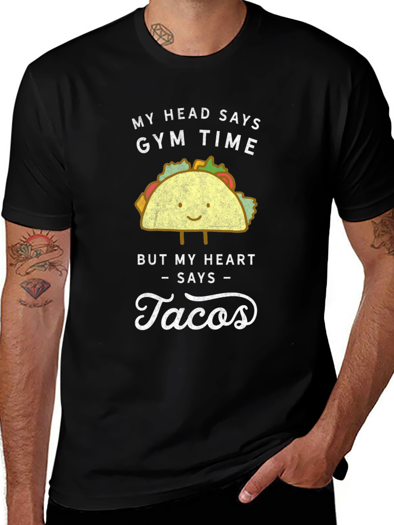 Funny Gym Time Taco T-Shirt