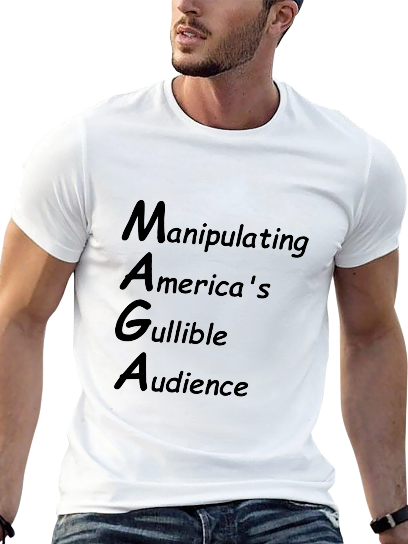 MAGA Manipulating Audience T-Shirt