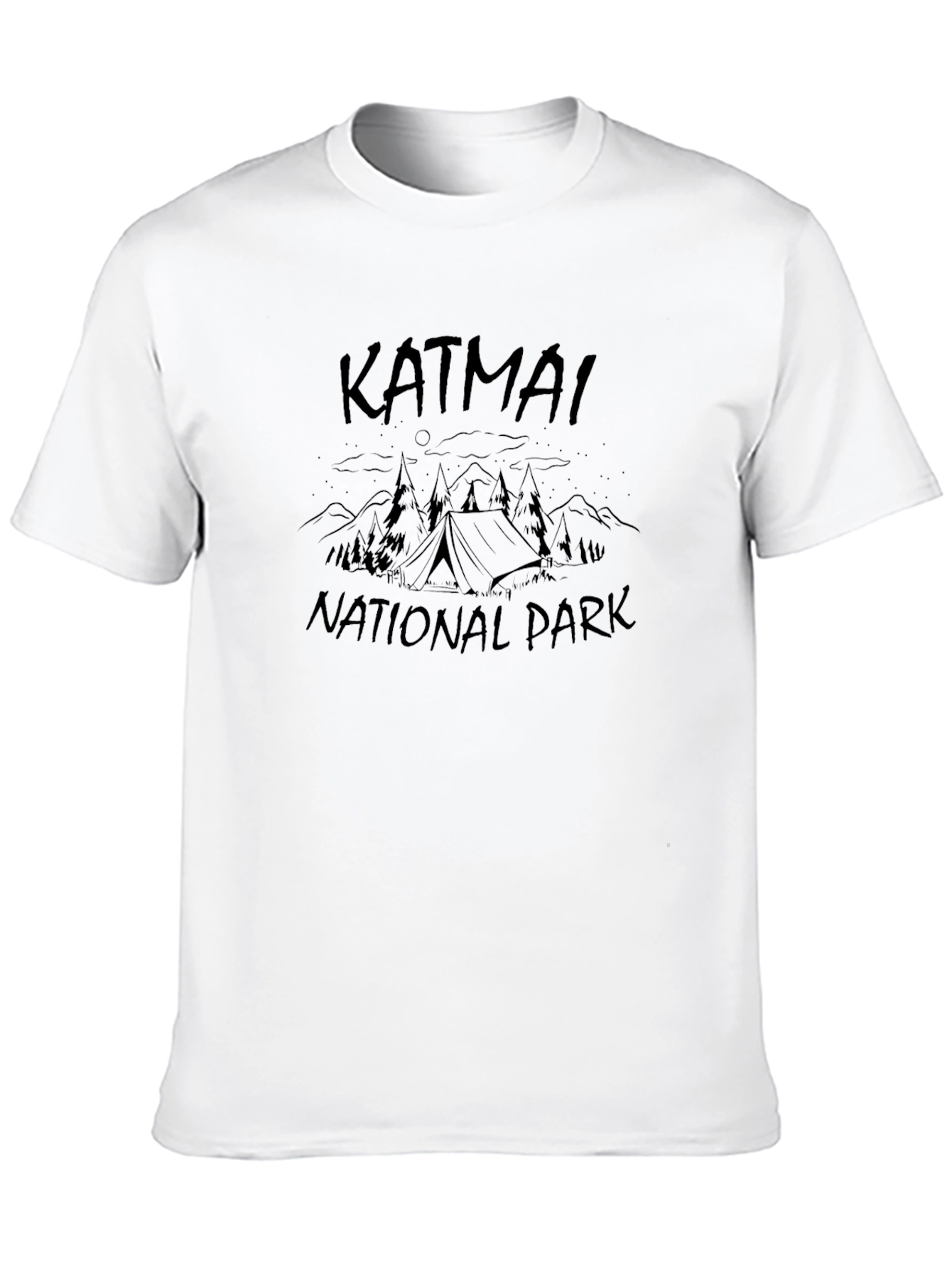 Katmai National Park Graphic T-Shirt - Black