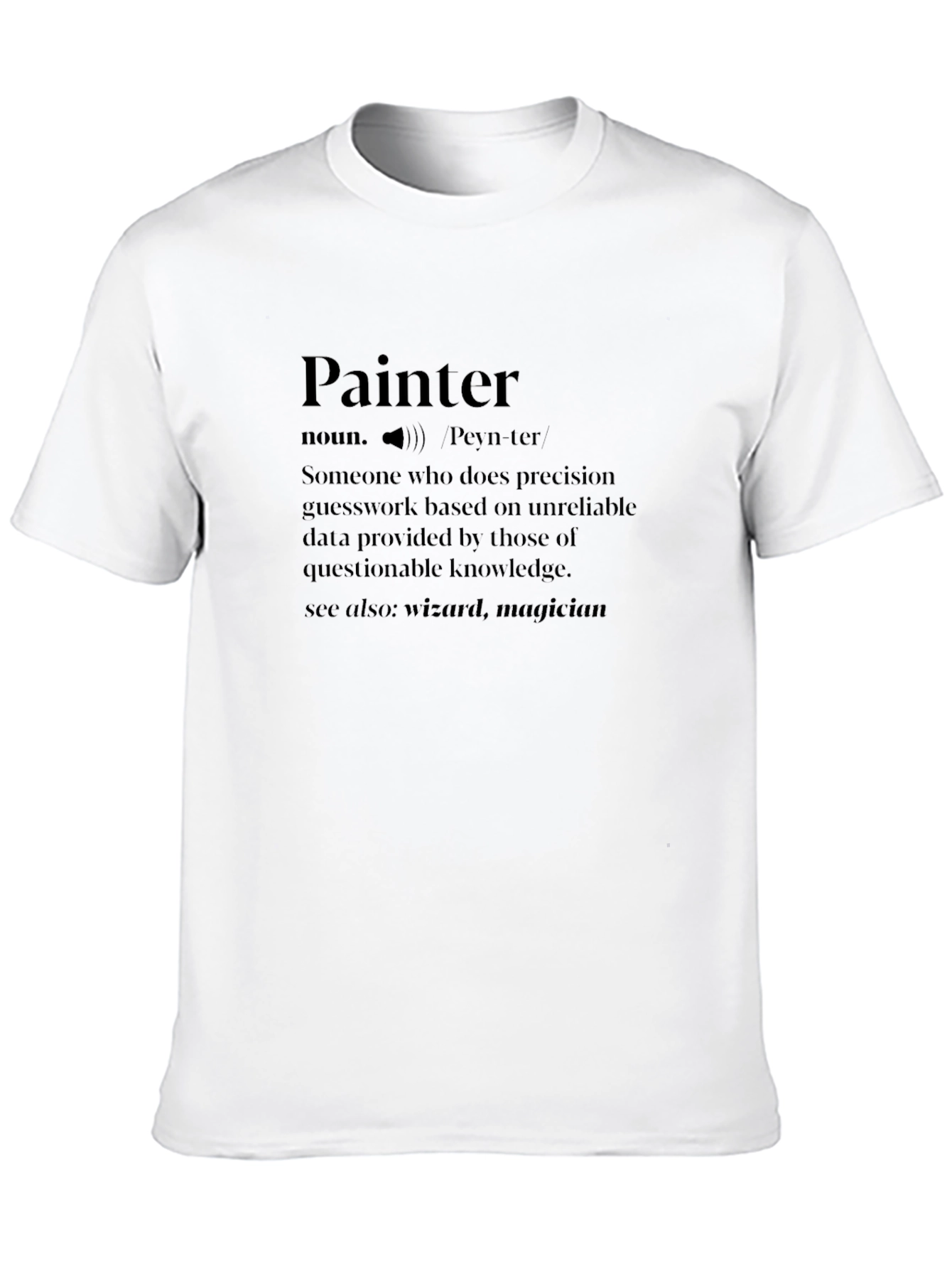 Painter Definition Novelty Graphic Tee