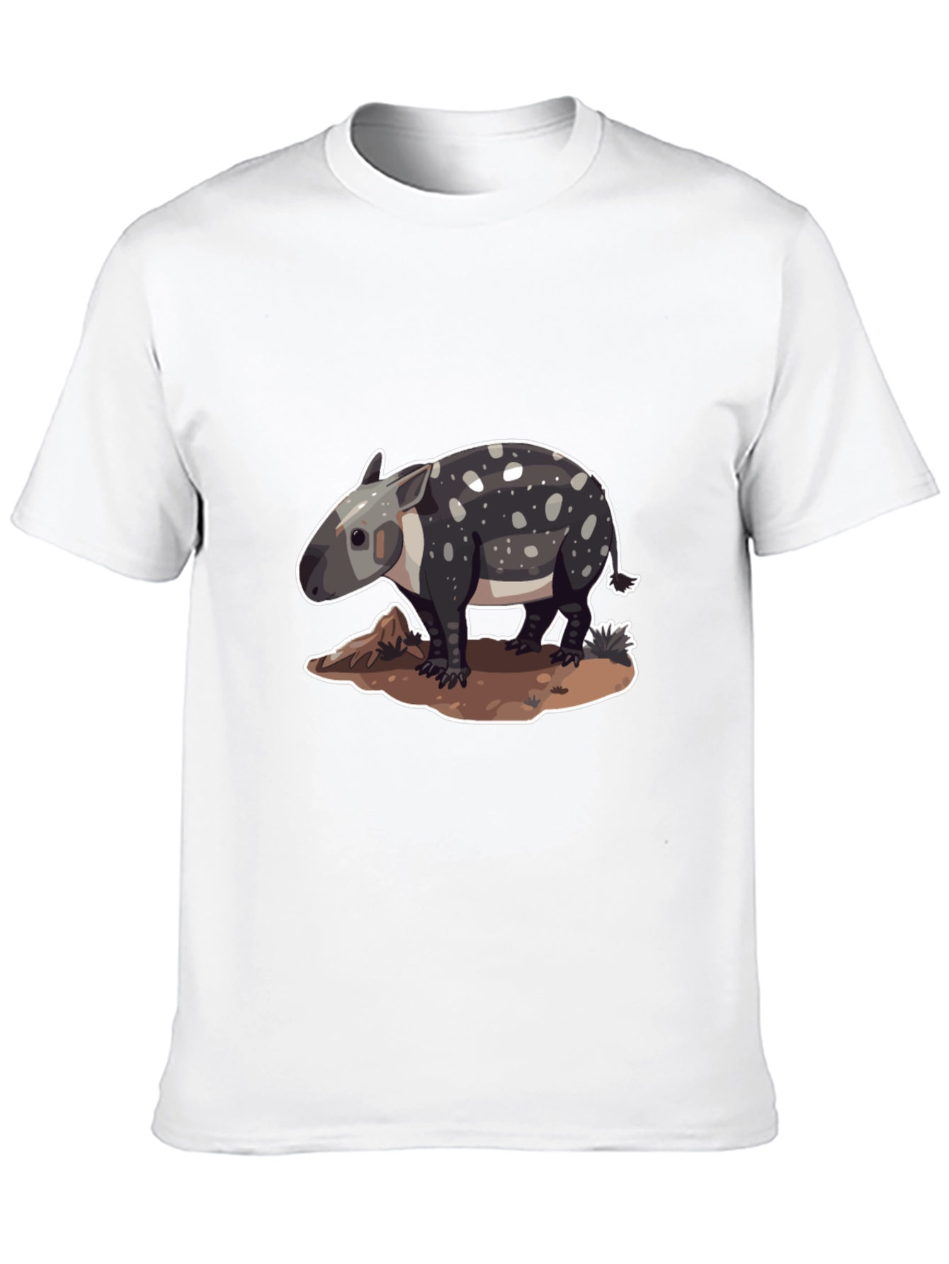 Black Tapir Graphic Tee - Unique Animal Design