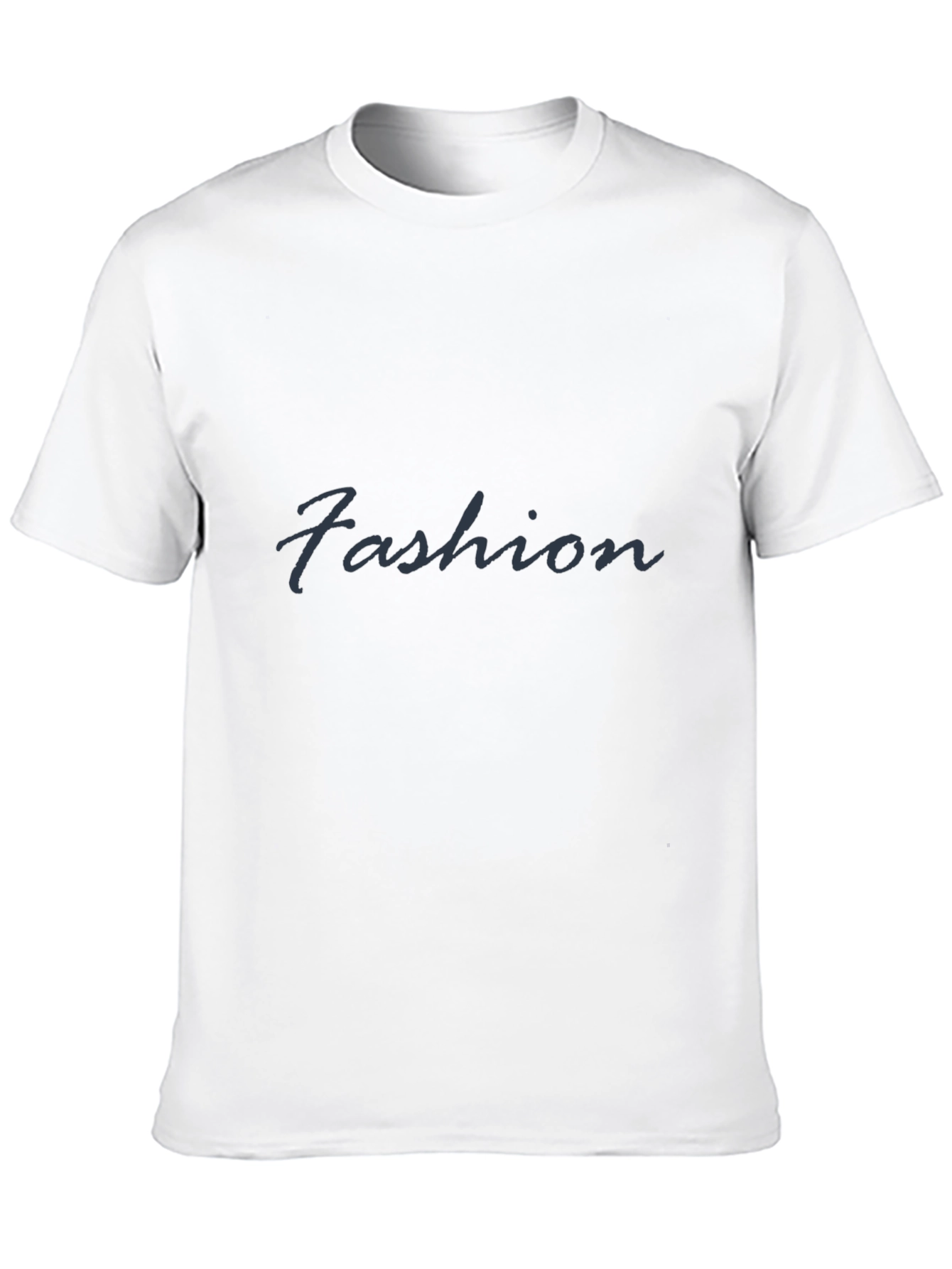 Fashion Tee: Stylish Black Cotton Blend Shirt