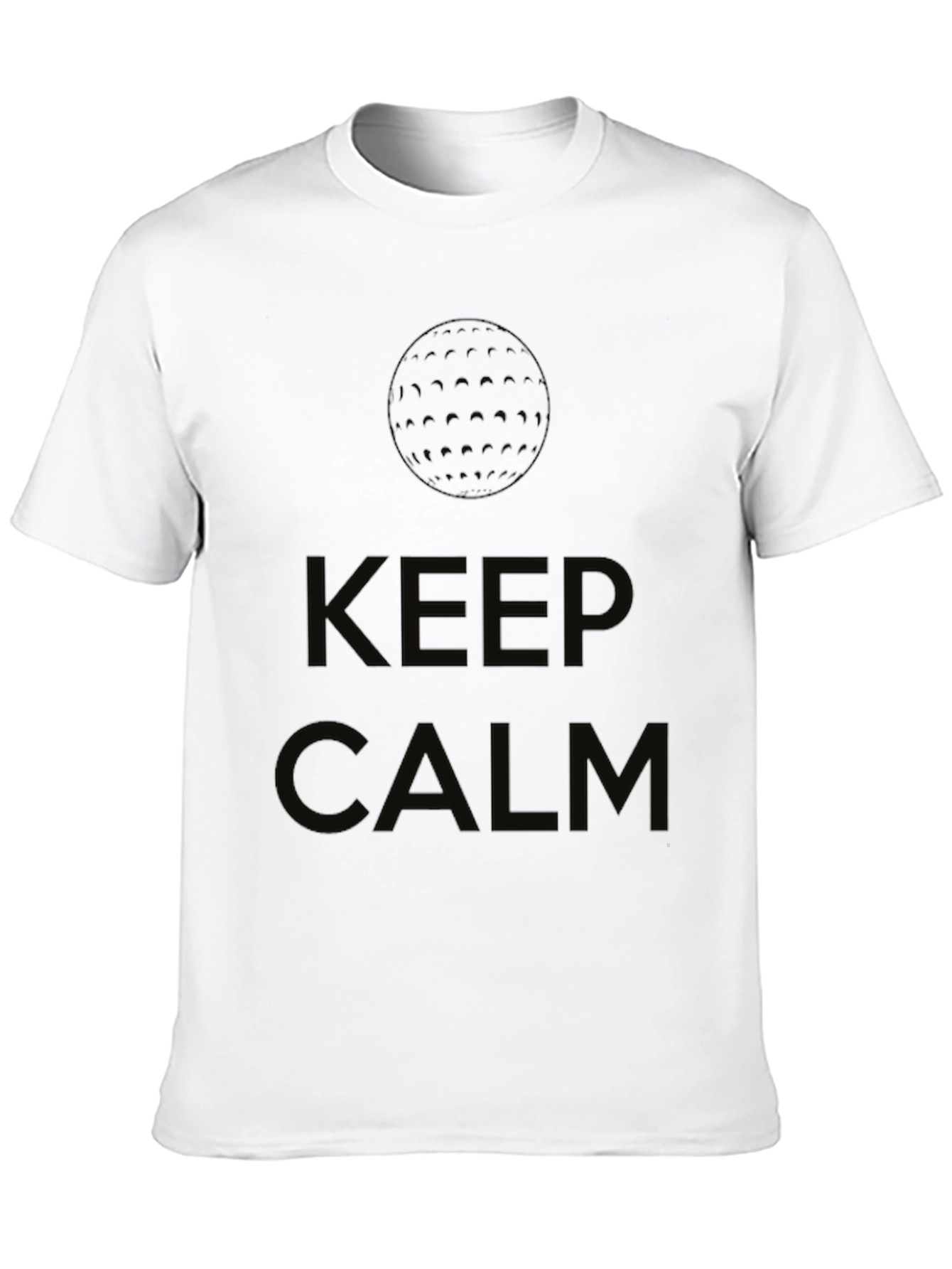 Keep Calm Golf T-Shirt - Relaxed Style