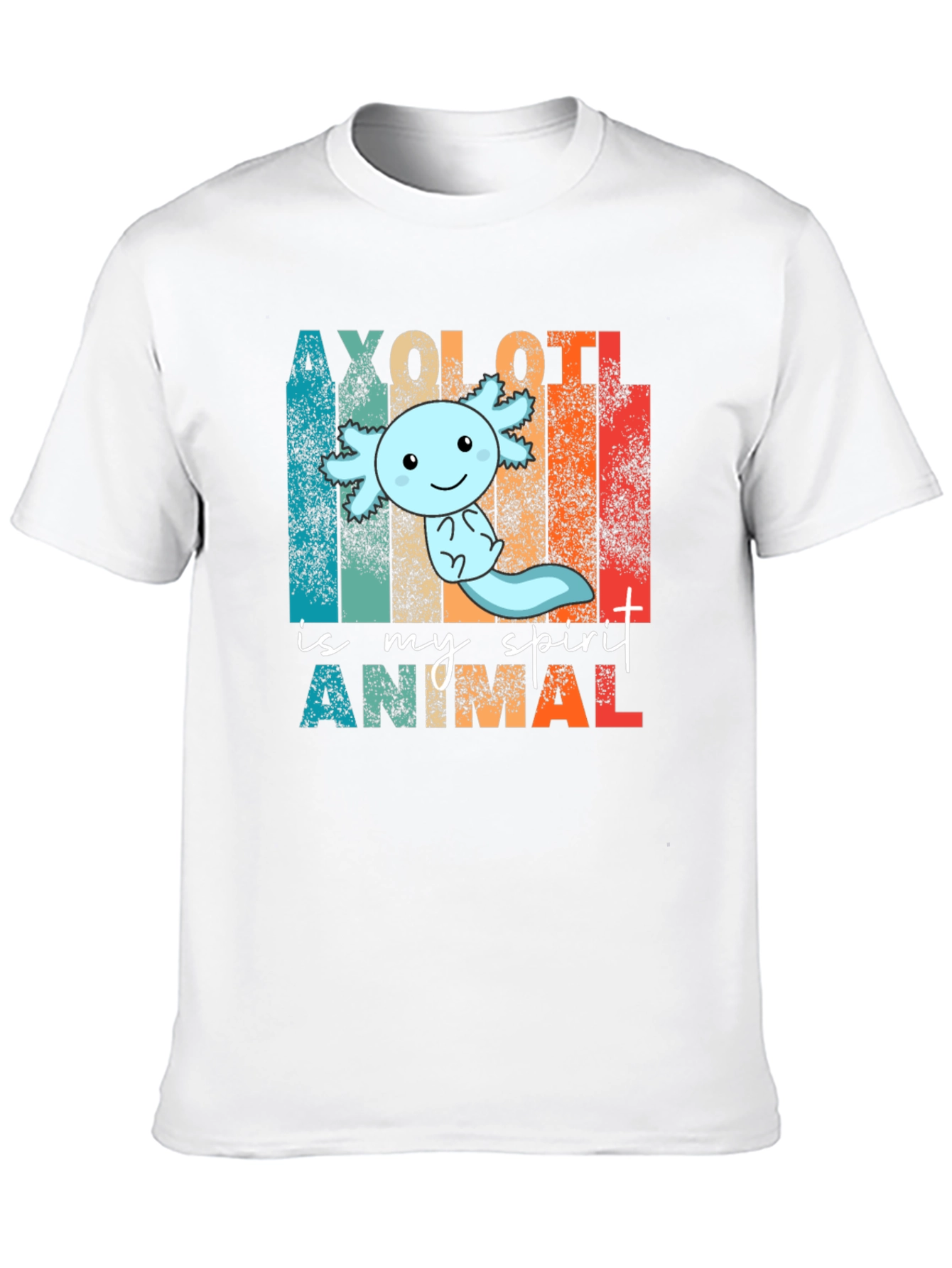 Axolotl Spirit Animal Graphic T-Shirt
