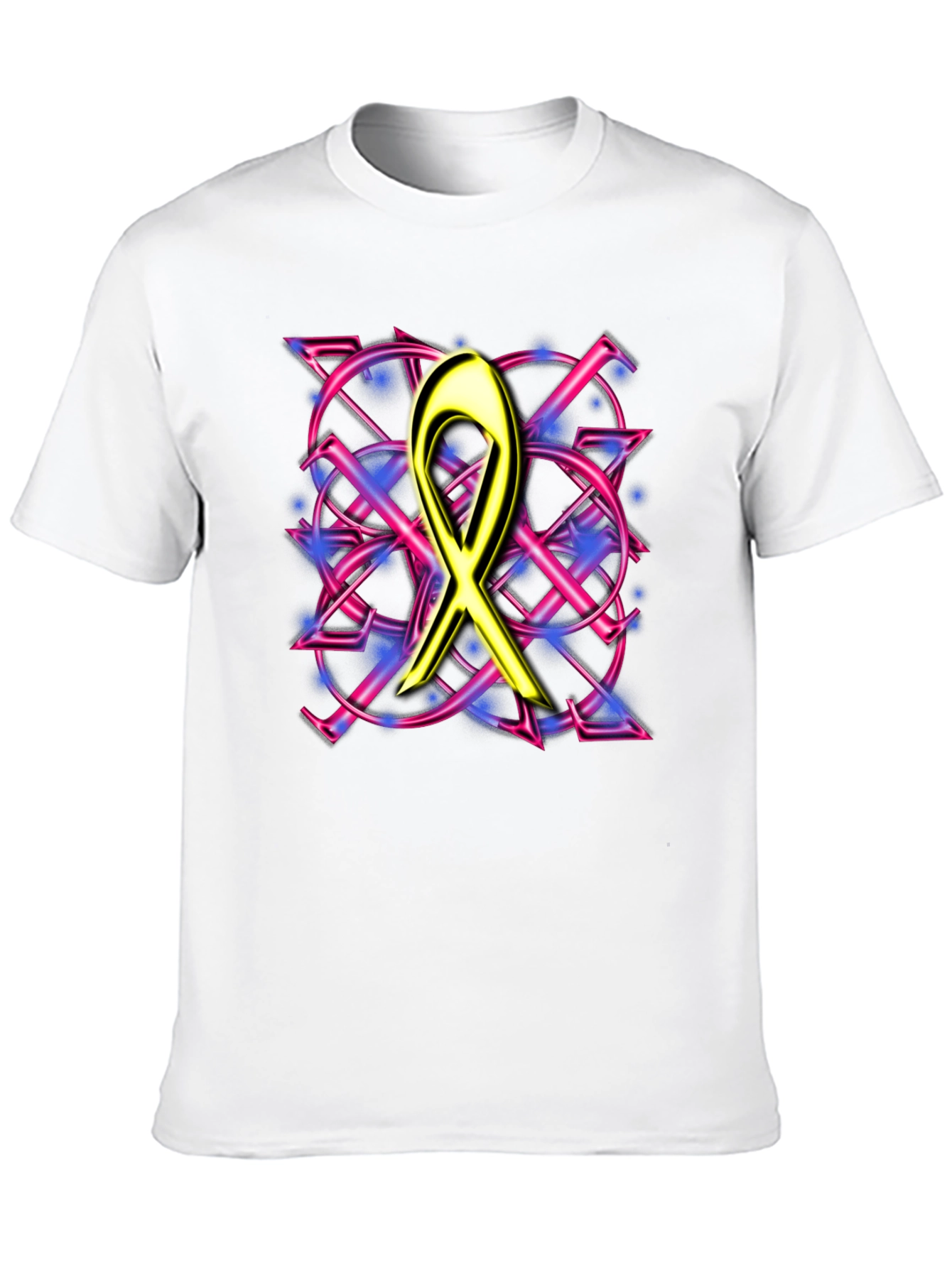 Bold Graphic Tee - Ribbon Design