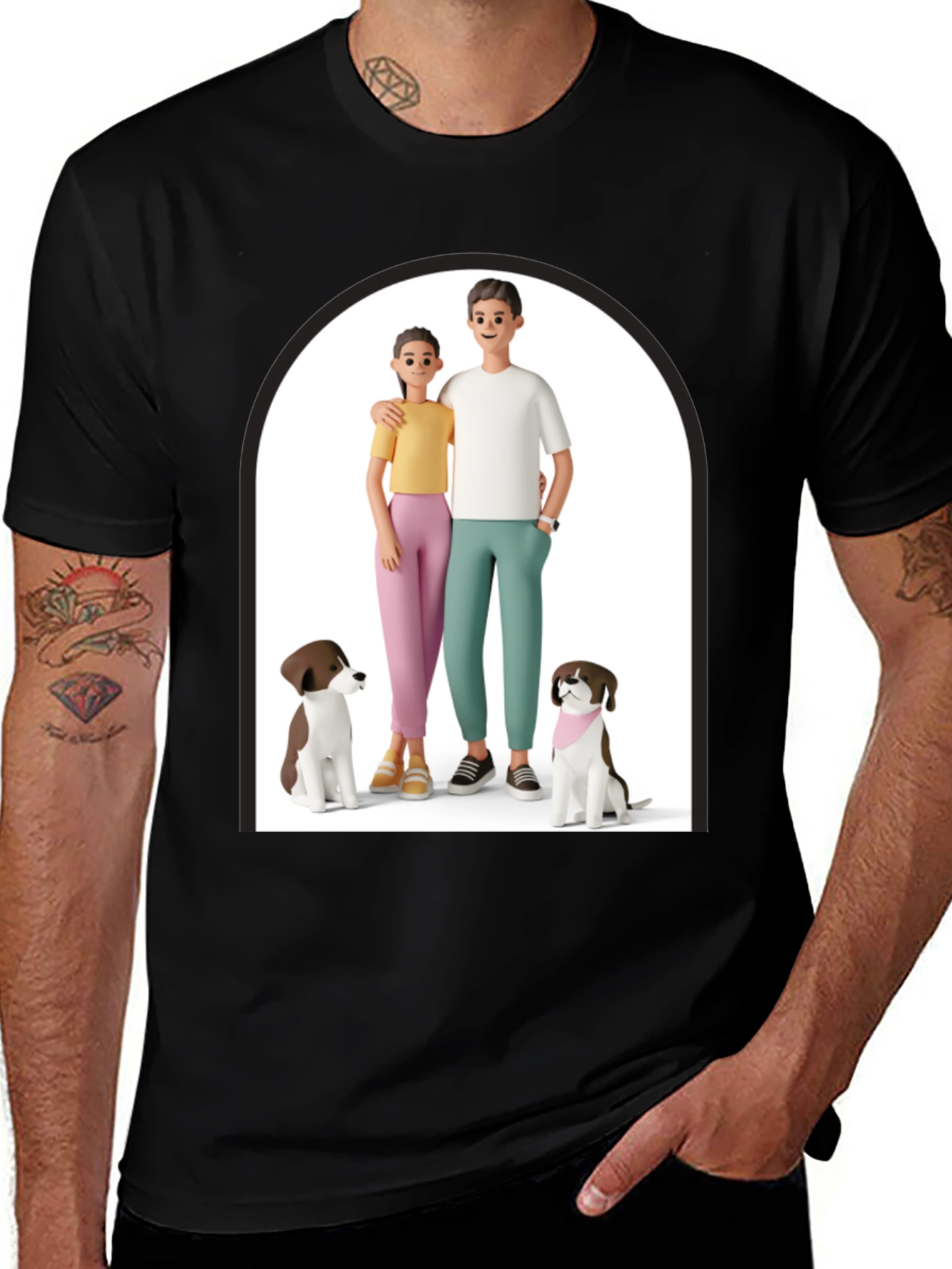 Family & Pet Graphic Tee