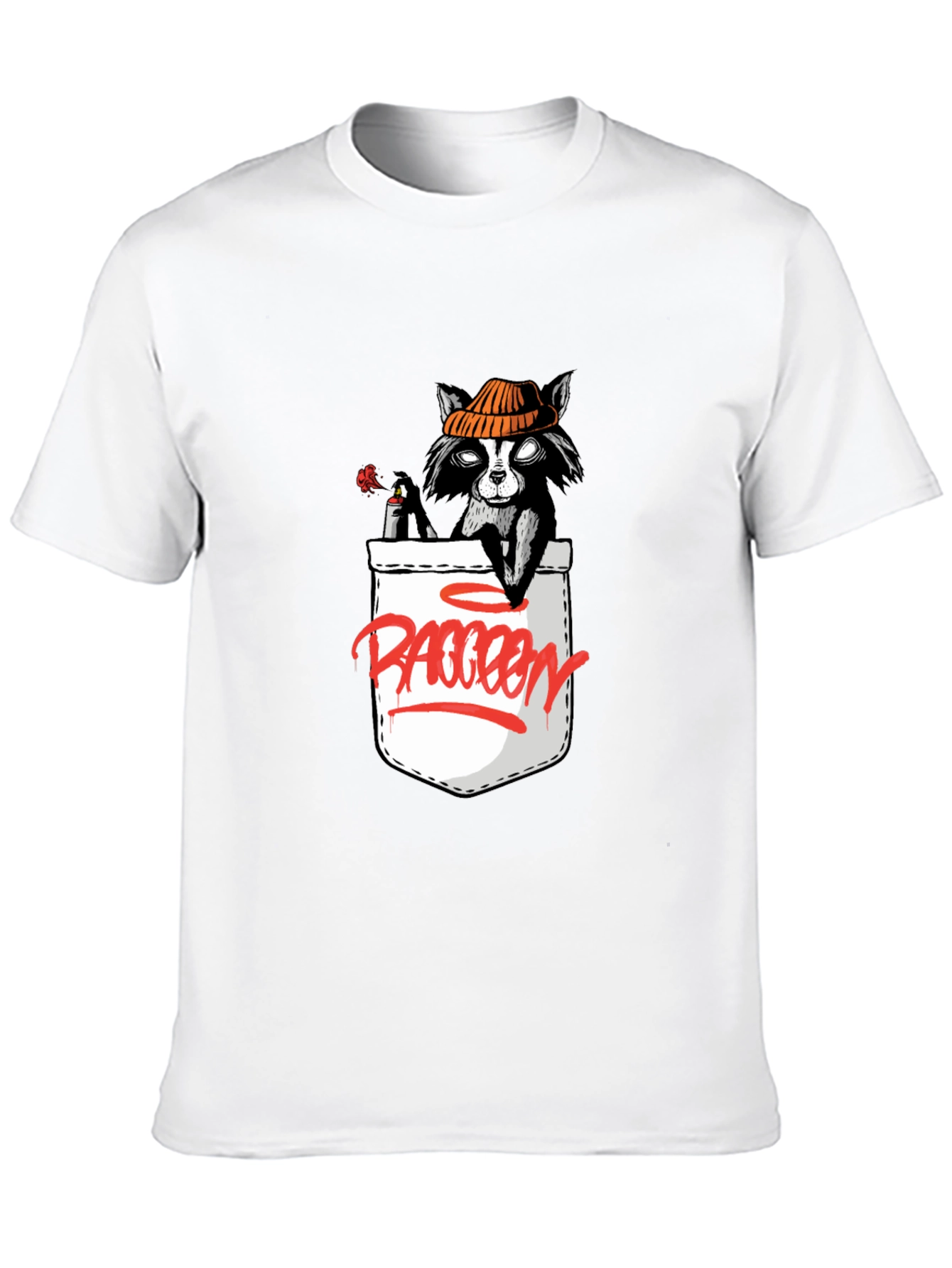 Raccoon in Pocket Graphic Tee