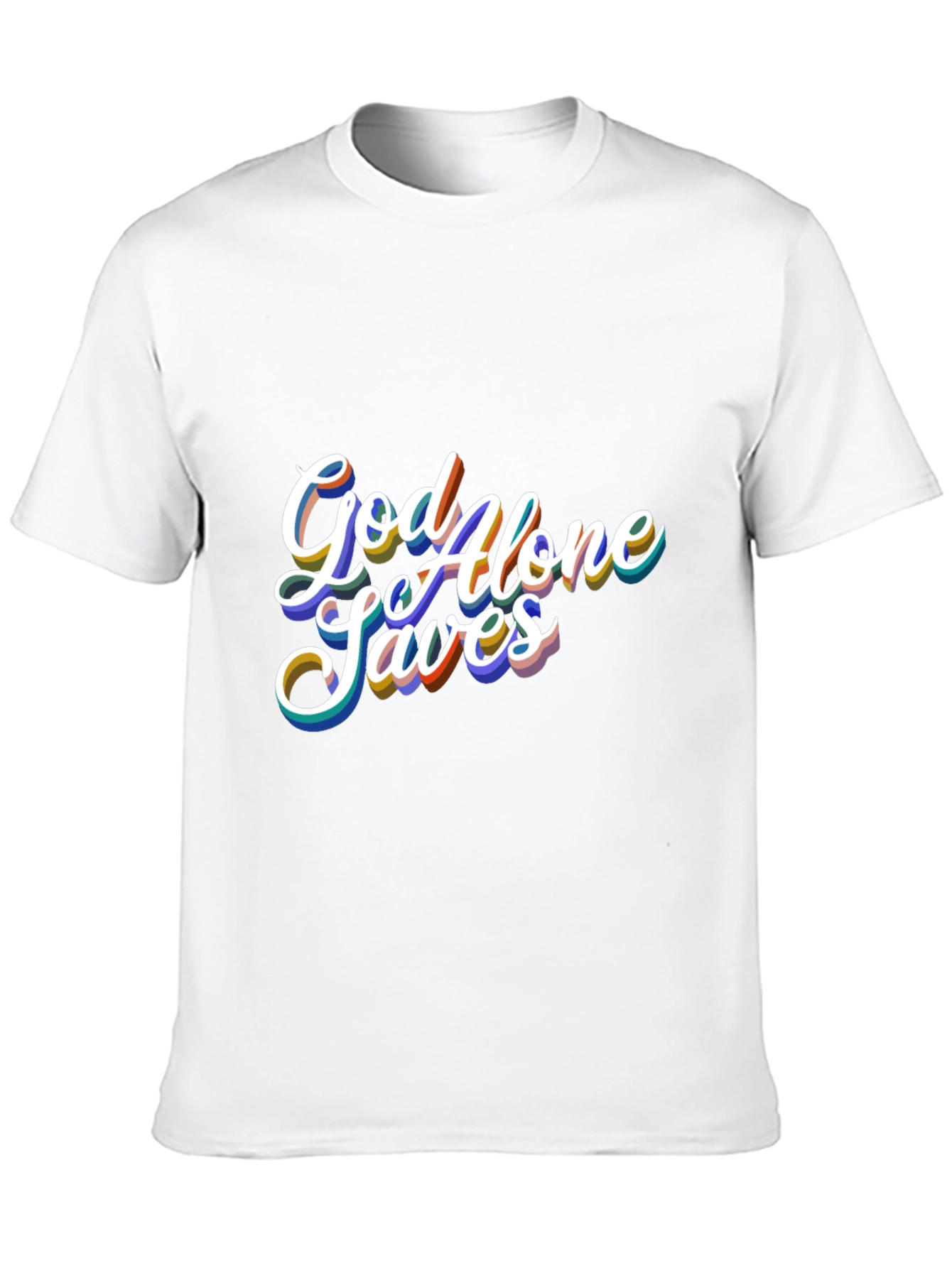 God Alone Saves Christian T-Shirt