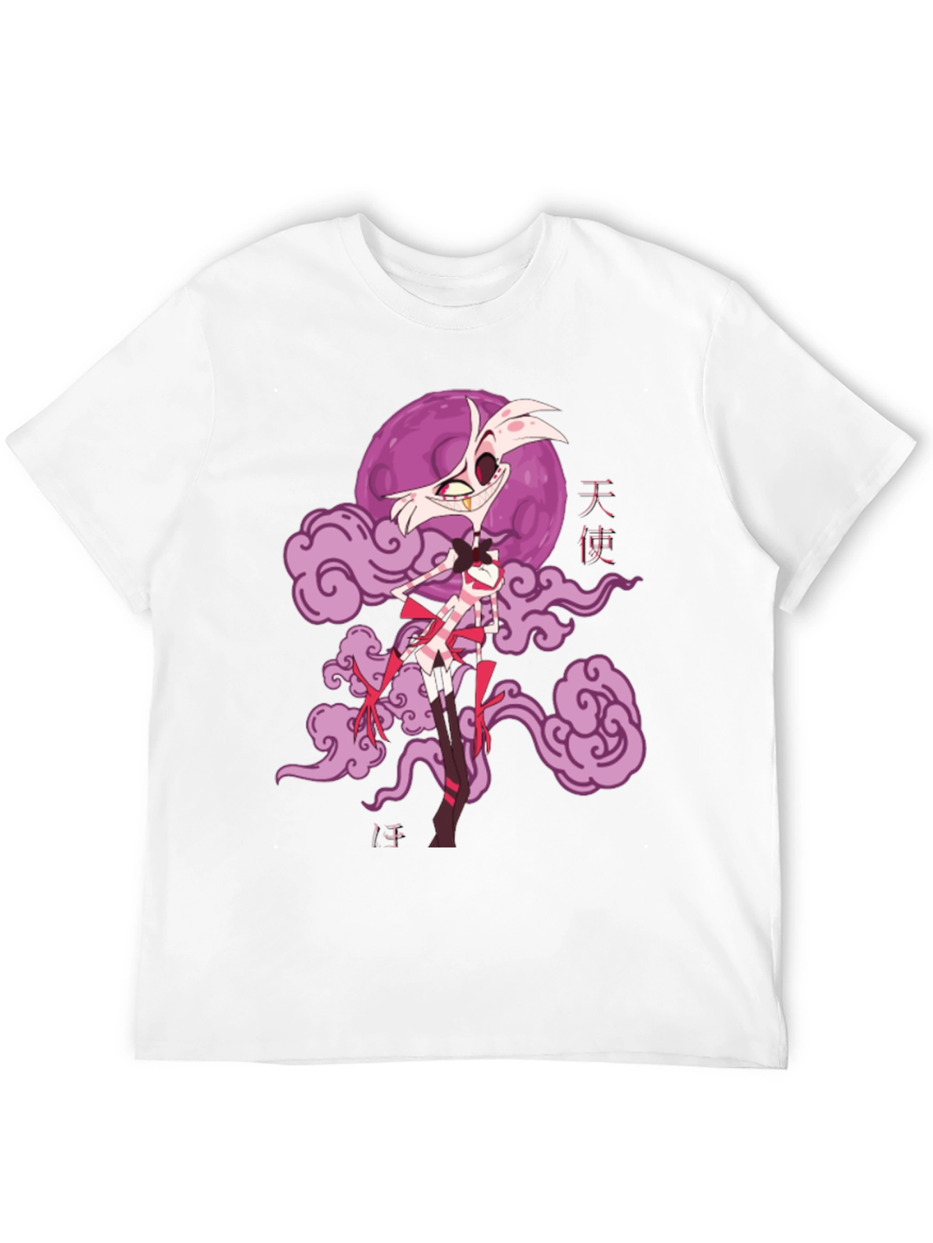 Angel Dust Graphic Tee - Hazbin Hotel Fan Shirt