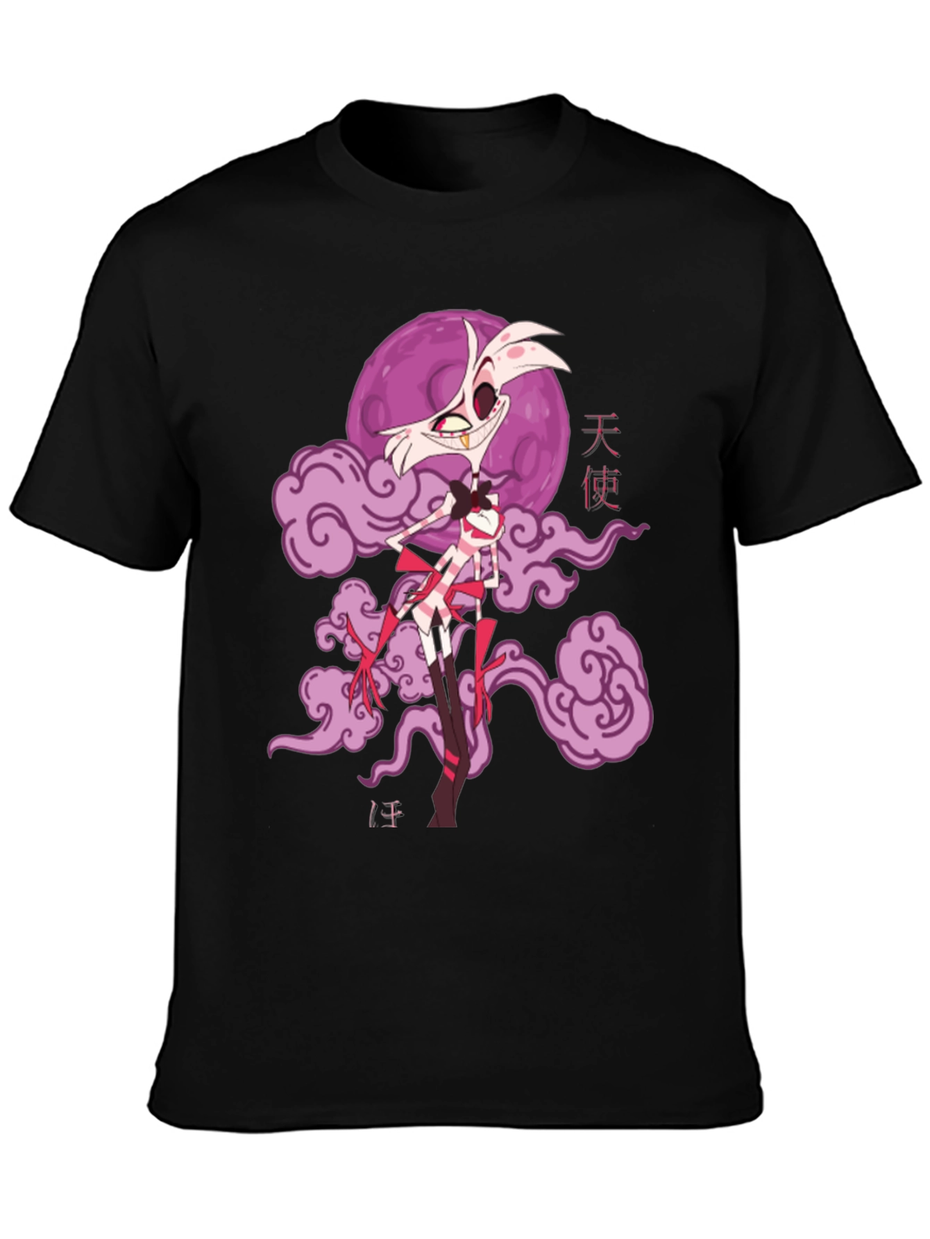 Angel Dust Graphic Tee - Hazbin Hotel Fan Shirt