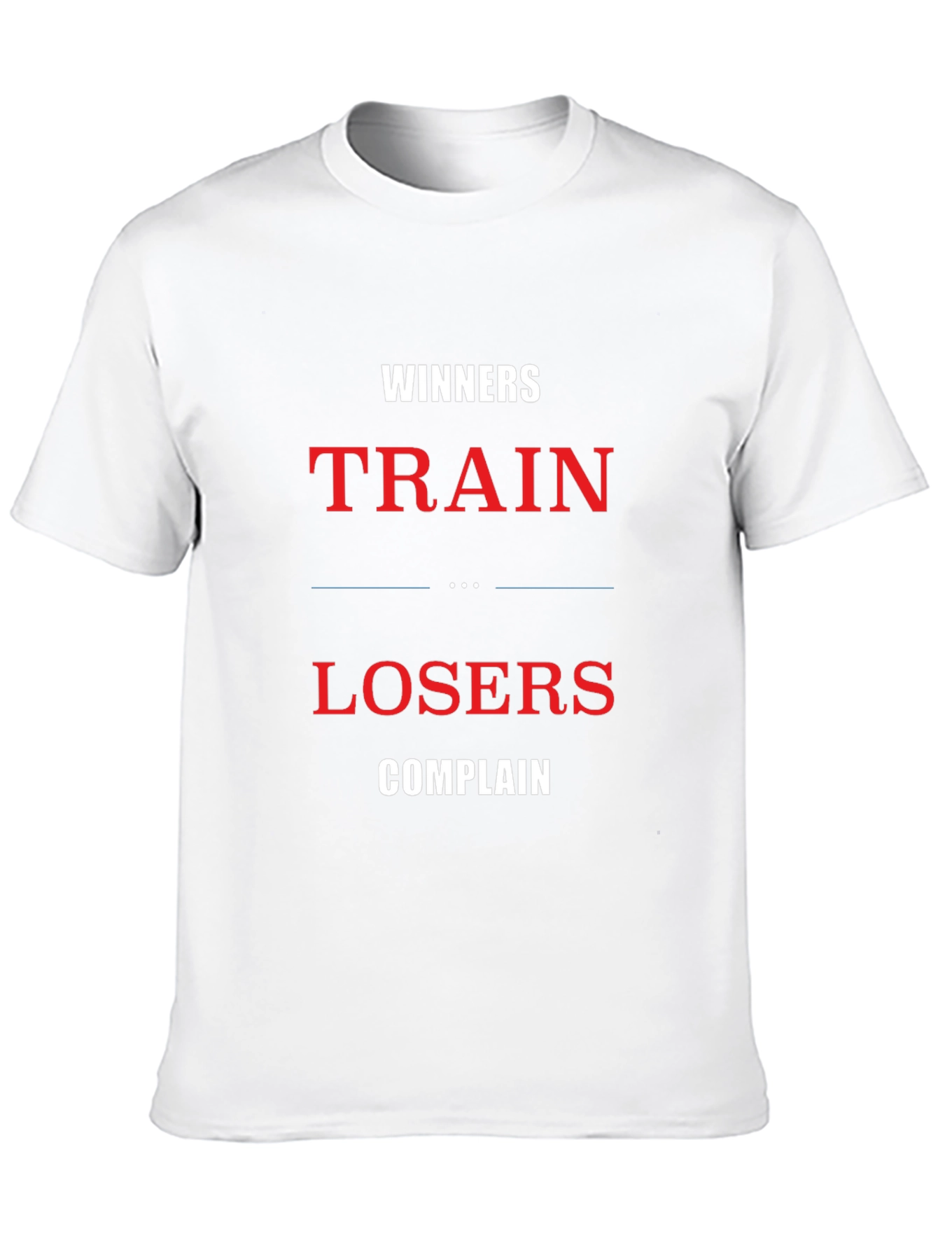 Winners Train T-Shirt Motivational Gym Fitness Tee