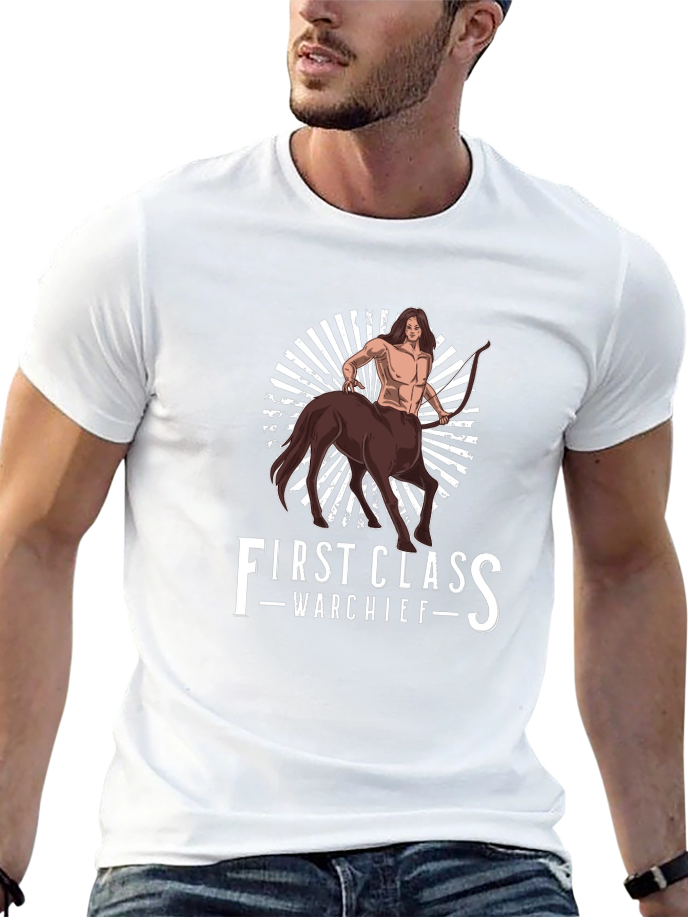 First Class Warchief Centaur Graphic Tee