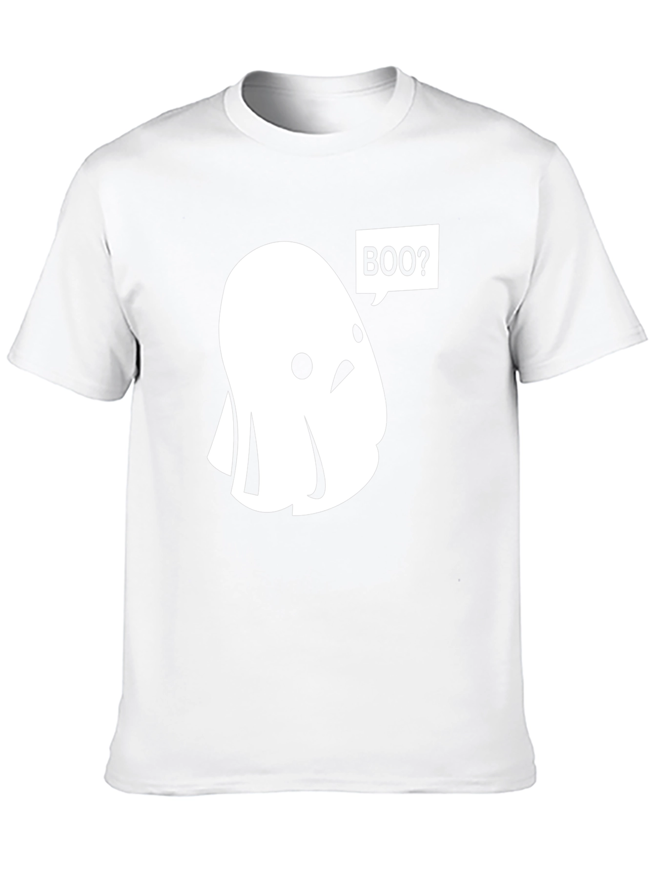 Boo Ghost T-Shirt - Spooky & Cute