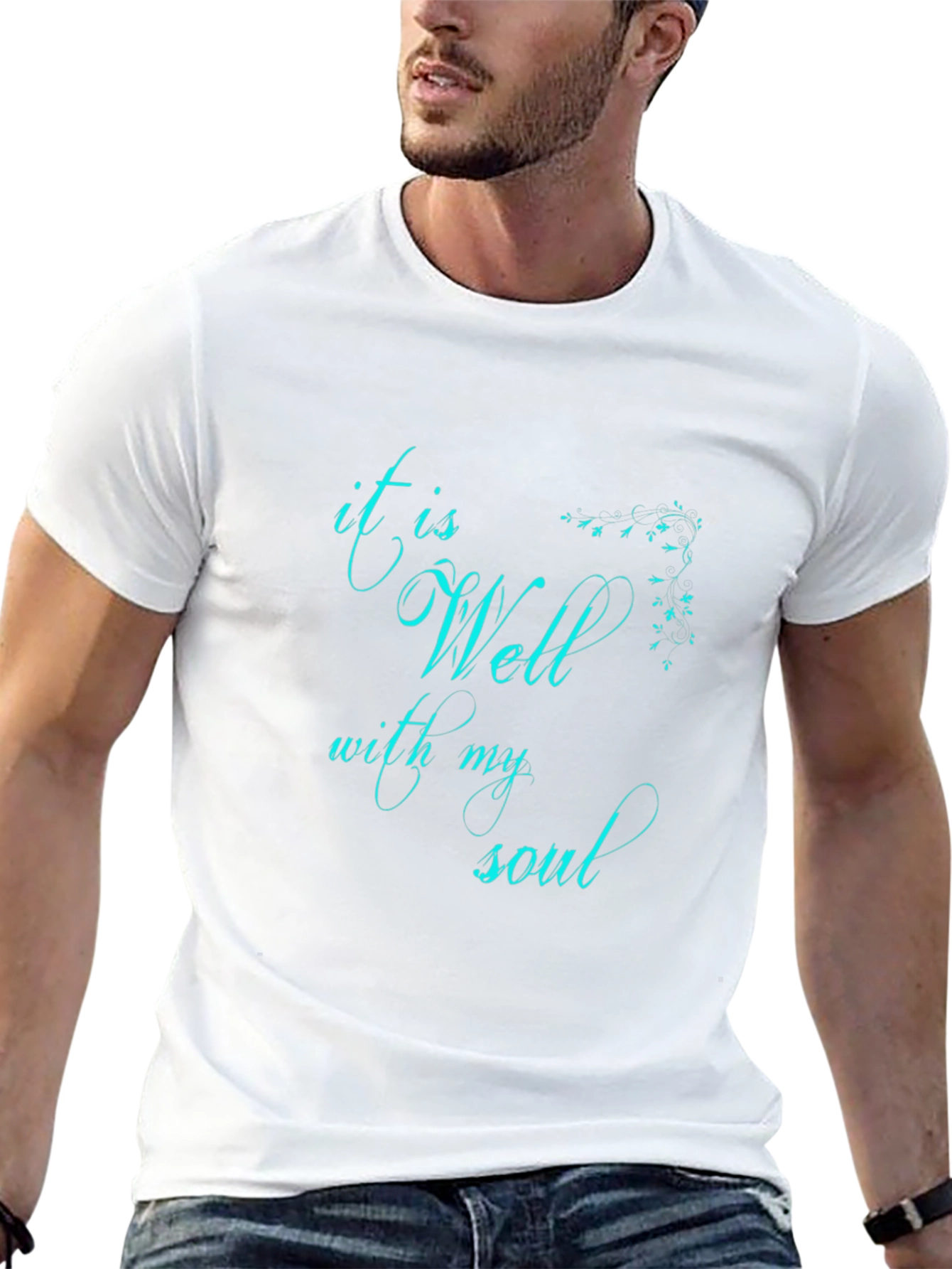 It is Well With My Soul Black Tee